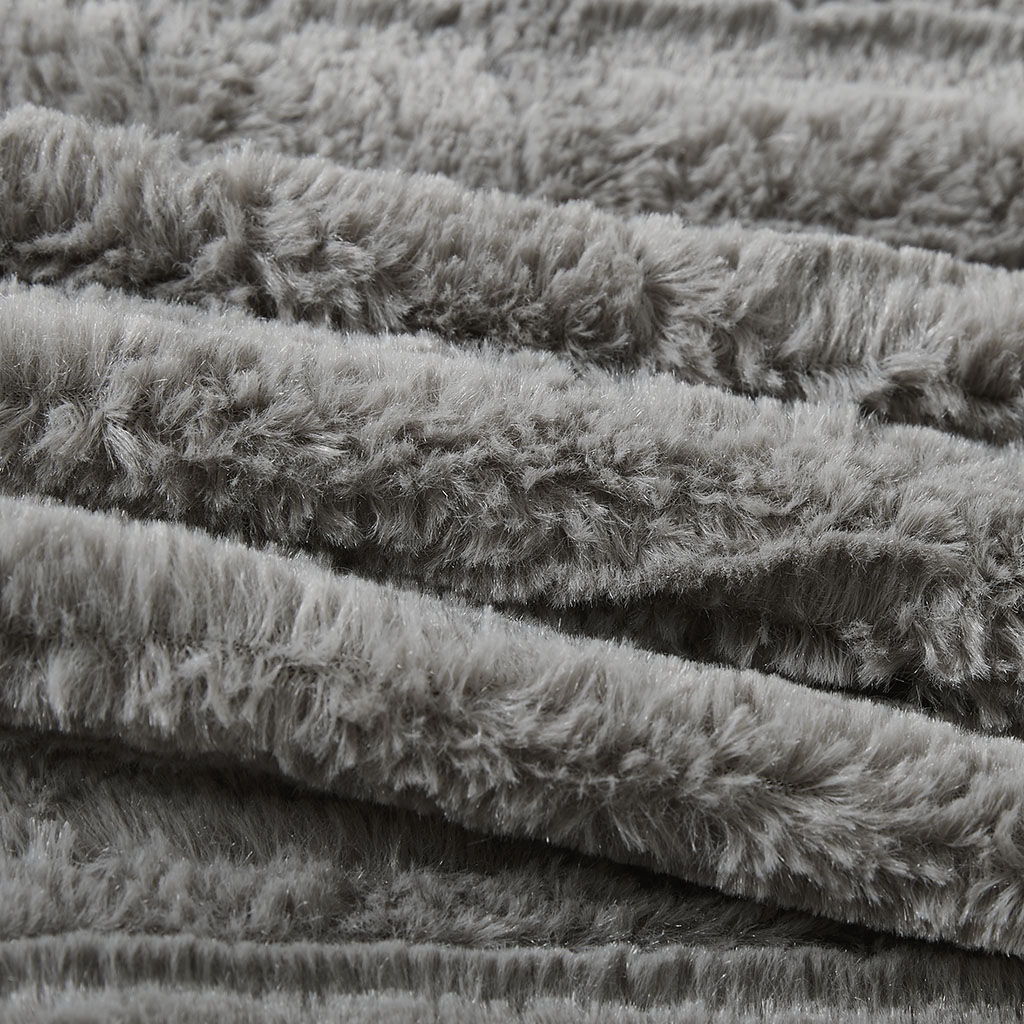 Arctic - King Down Alternative Comforter Mini Set - Gray