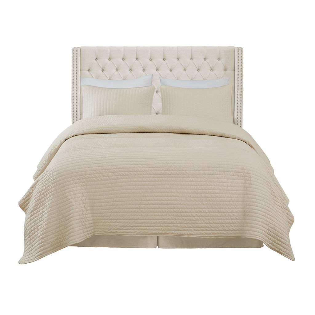 Amelia - Upholstery Headboard - Cream