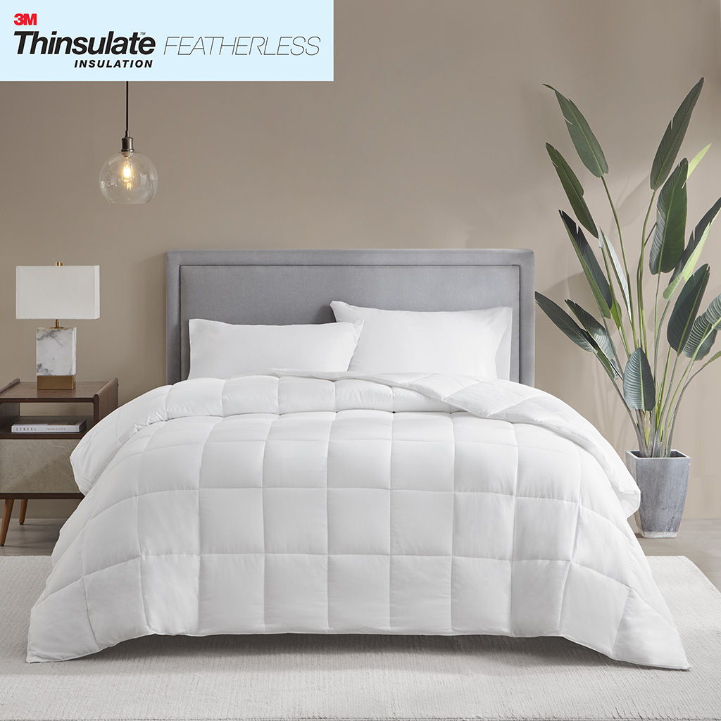 Warmer - Alternative 3M Thinsulate Twin Comforter - White