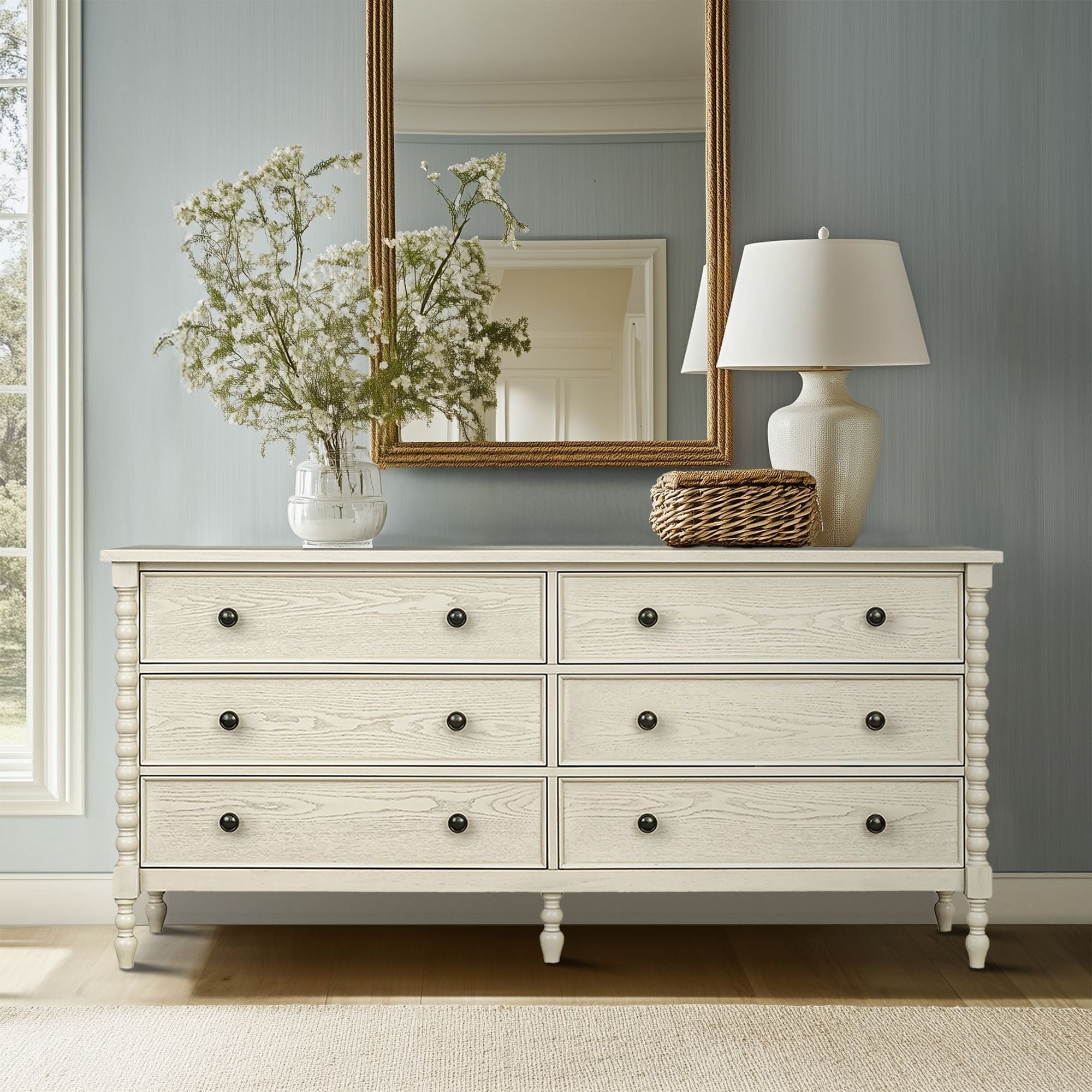 Beckett - Large Dresser - Antique Cream