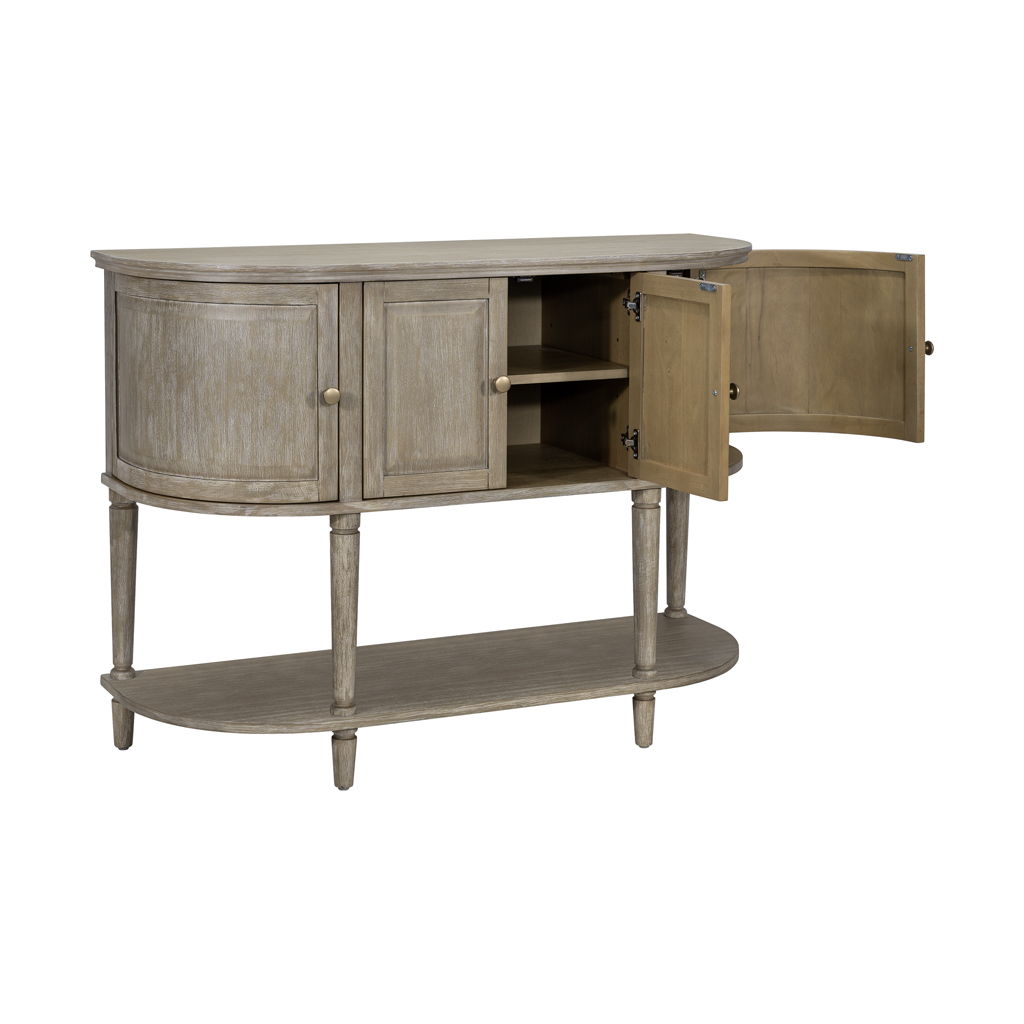 Ayanna - Accent Cabinet With Lower Shelf - Reclaimed Wheat