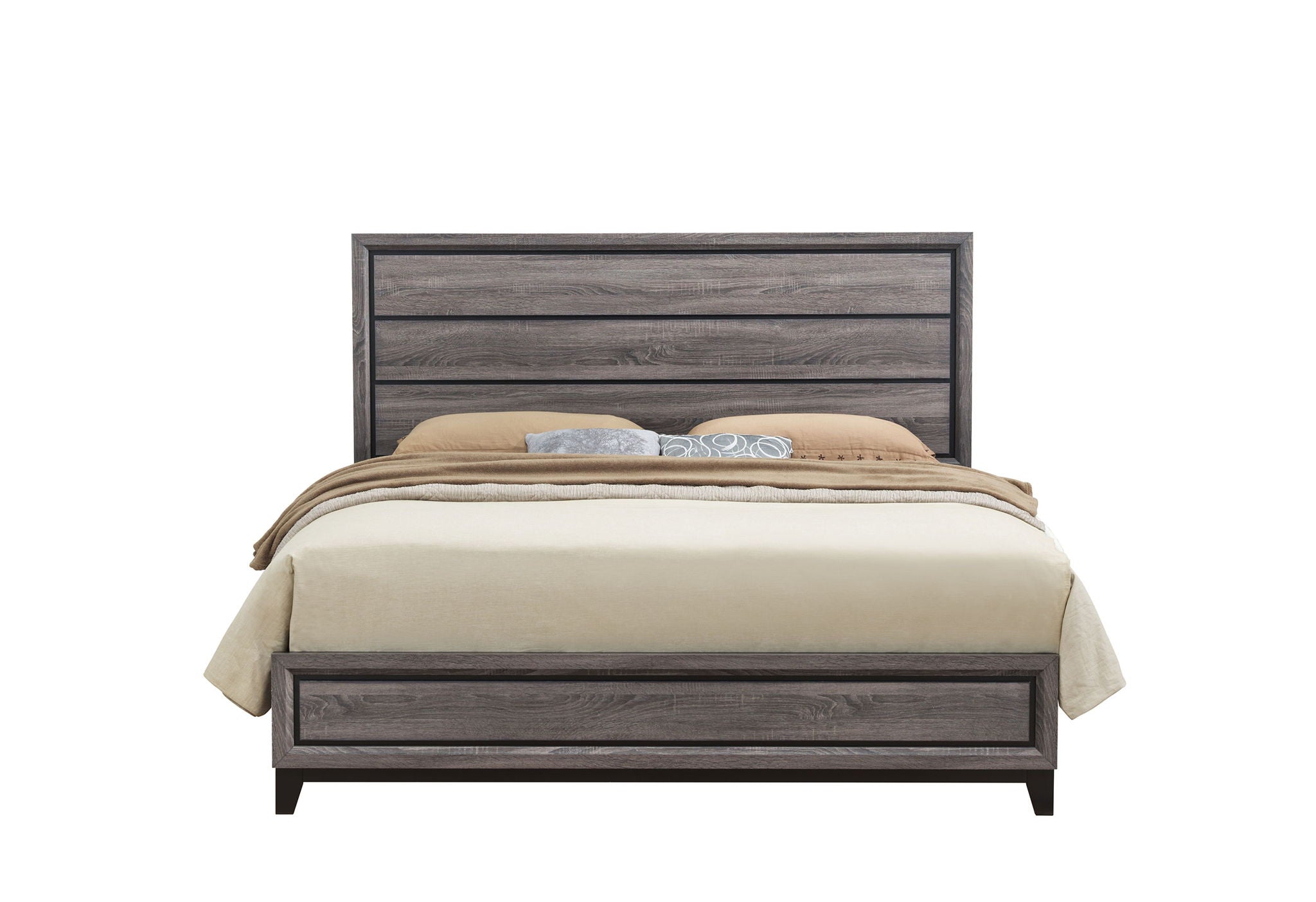 Kate - Queen / King Bed Side Rails - Foil Gray