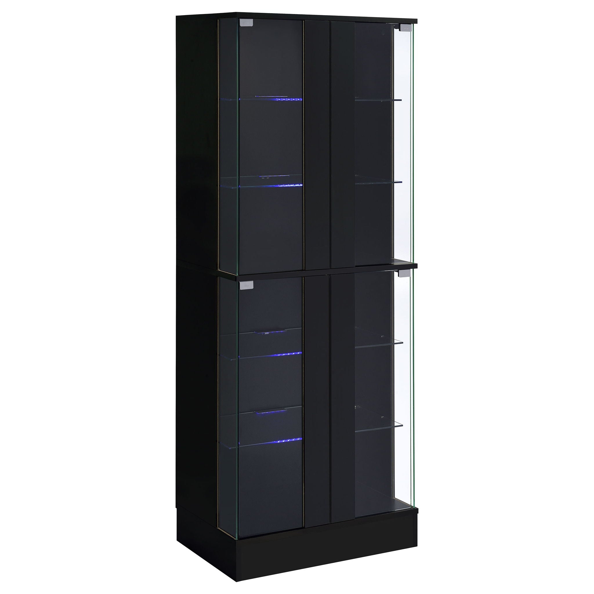 Gilbert - 4 Door LED Curio Display Cabinet