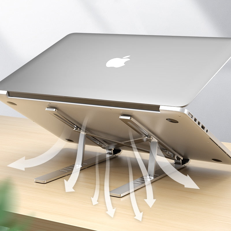 Laptop Stand for MacBook Pro Notebook Stand Foldable Aluminium Alloy Tablet Stand Bracket Laptop Holder for Notebook