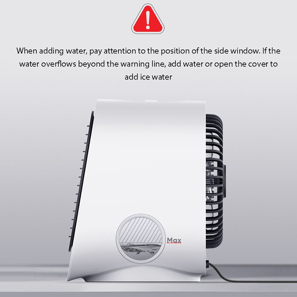Mini Portable Air Conditioner Home Air Conditioning Humidifier Purifier USB Desktop Air Cooler Fan for Office Room