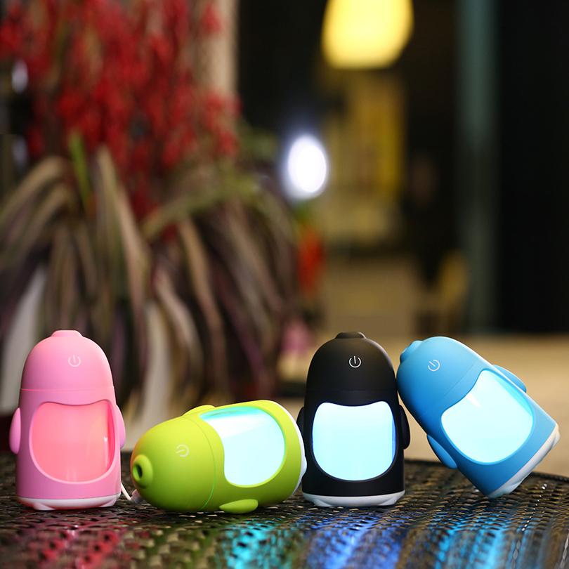 Diffuser Humidifier Aroma USB Ultrasonic 150ML USB Mini Air Purifier Atomizer Mist Maker DC 5V LED Light For Home Office