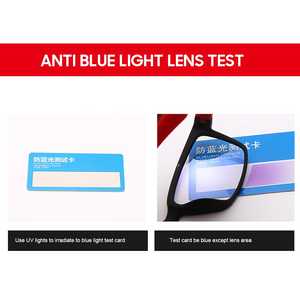 Retro Matte TR90 Anti Blue Light Glasses Men Office Computer Blocking Blue Women Square Eyeglasses Light Red Frame