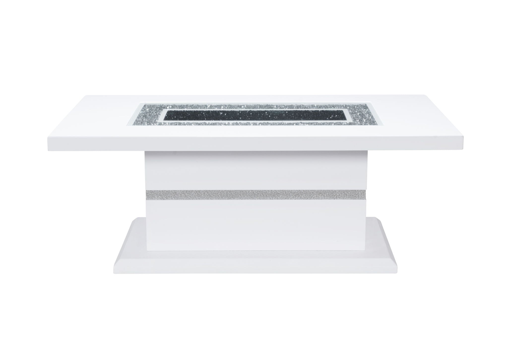 Monaco - Coffee Table Top And Base - White