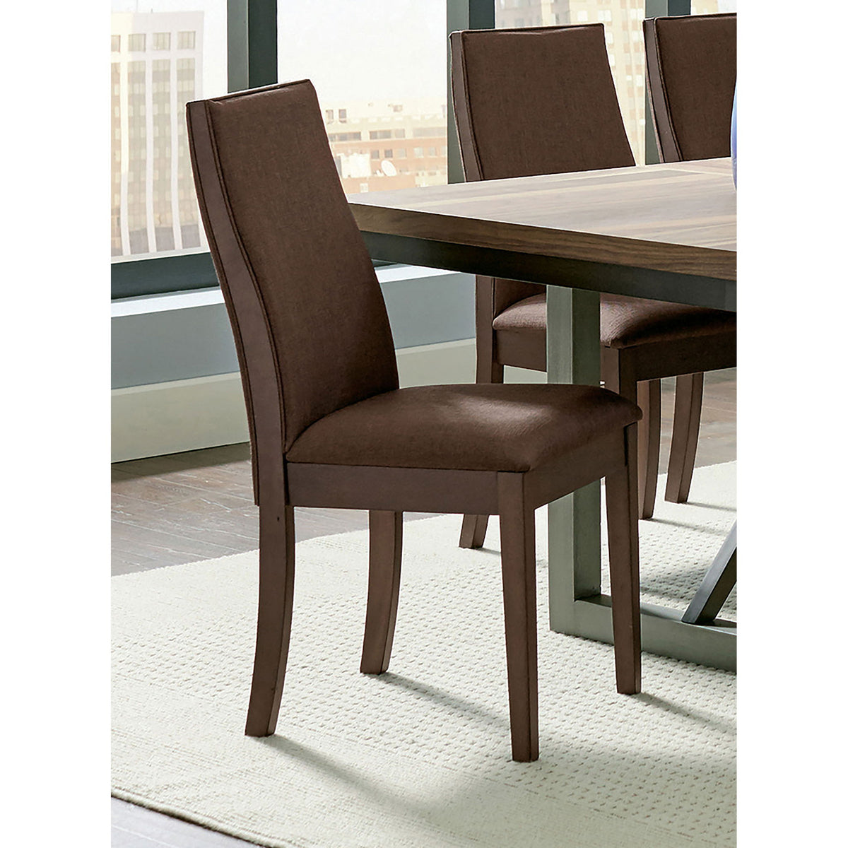 Subtle Curved Silhouette Dining Chair (Set of 2)
