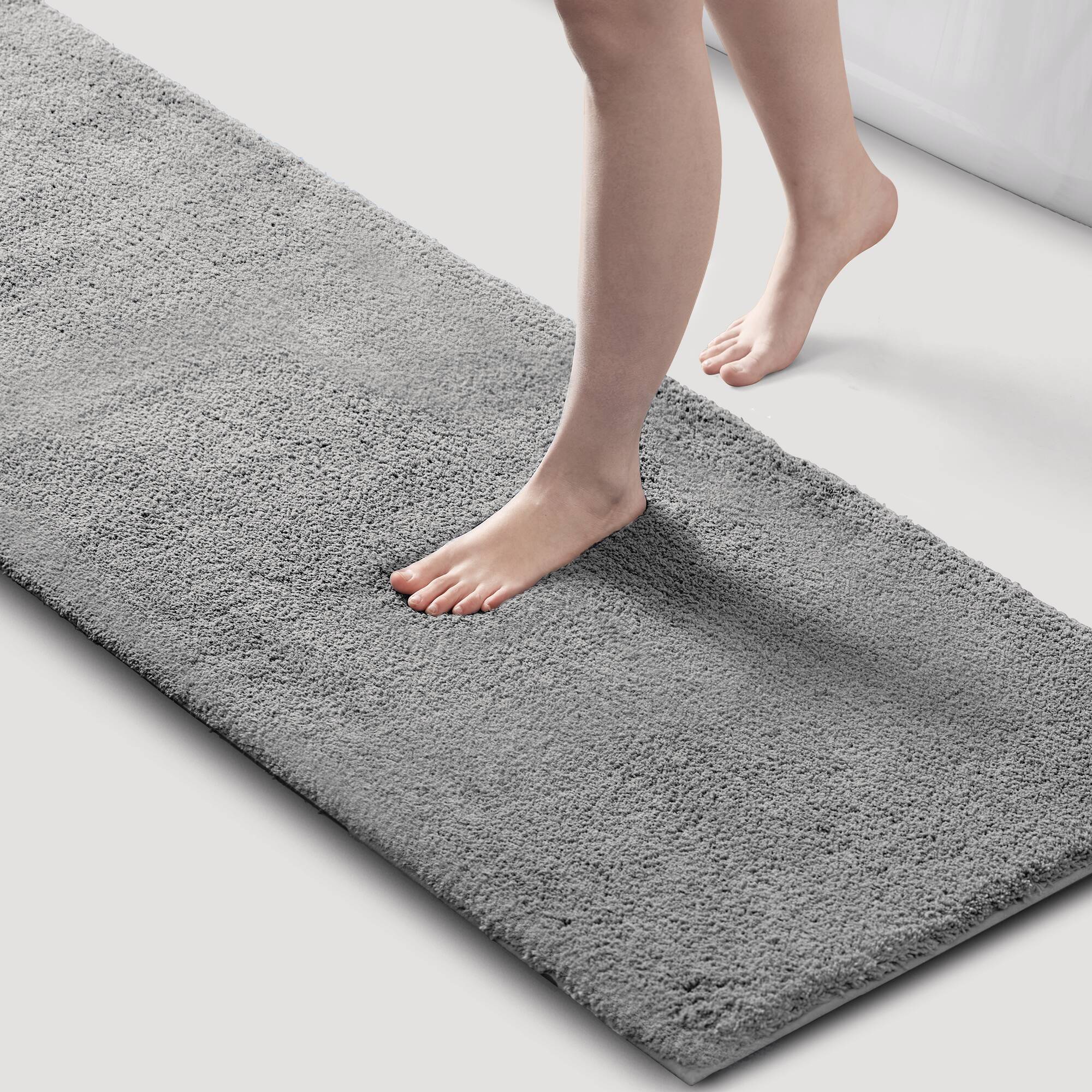 Marshmallow - 20" x 30" Bath Rug - Gray