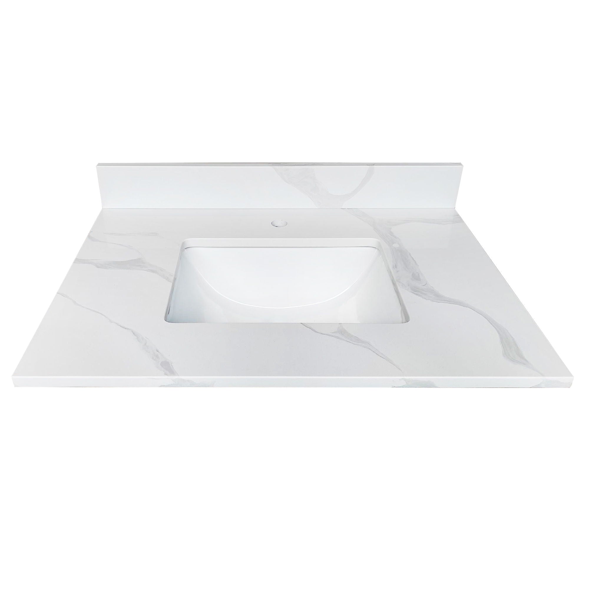 Bathroom Vanity Top With Undermount Single Bowl Sink