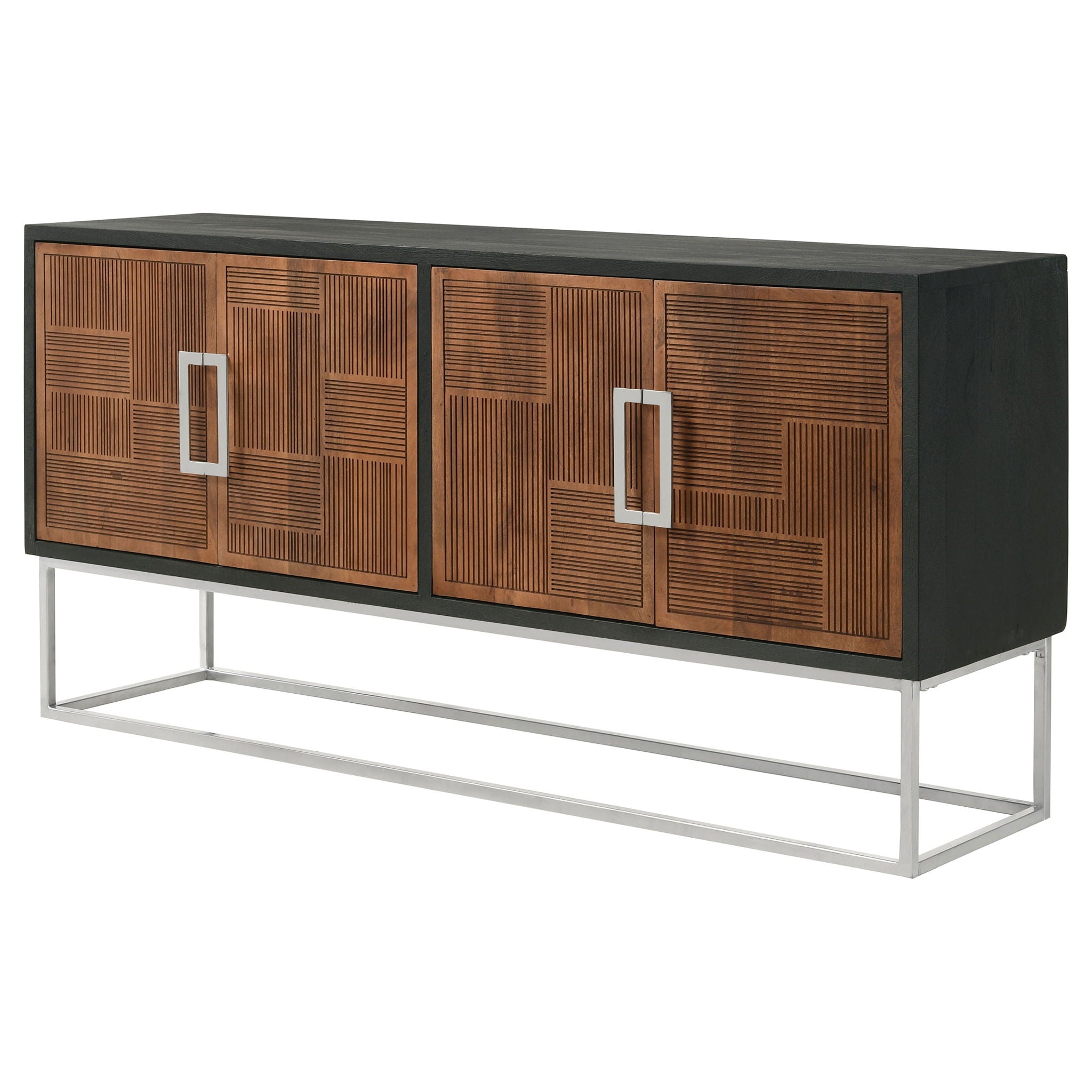Washoe - 4 Door Accent Cabinet - Walnut
