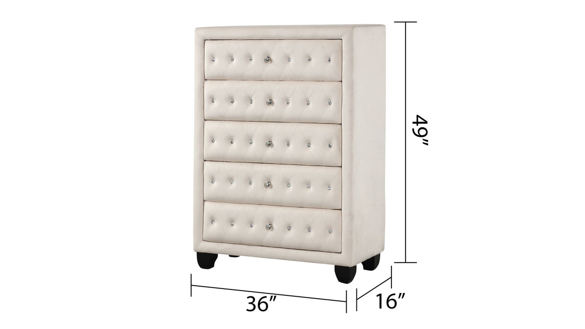Sophia - 5 Piece Bedroom Set