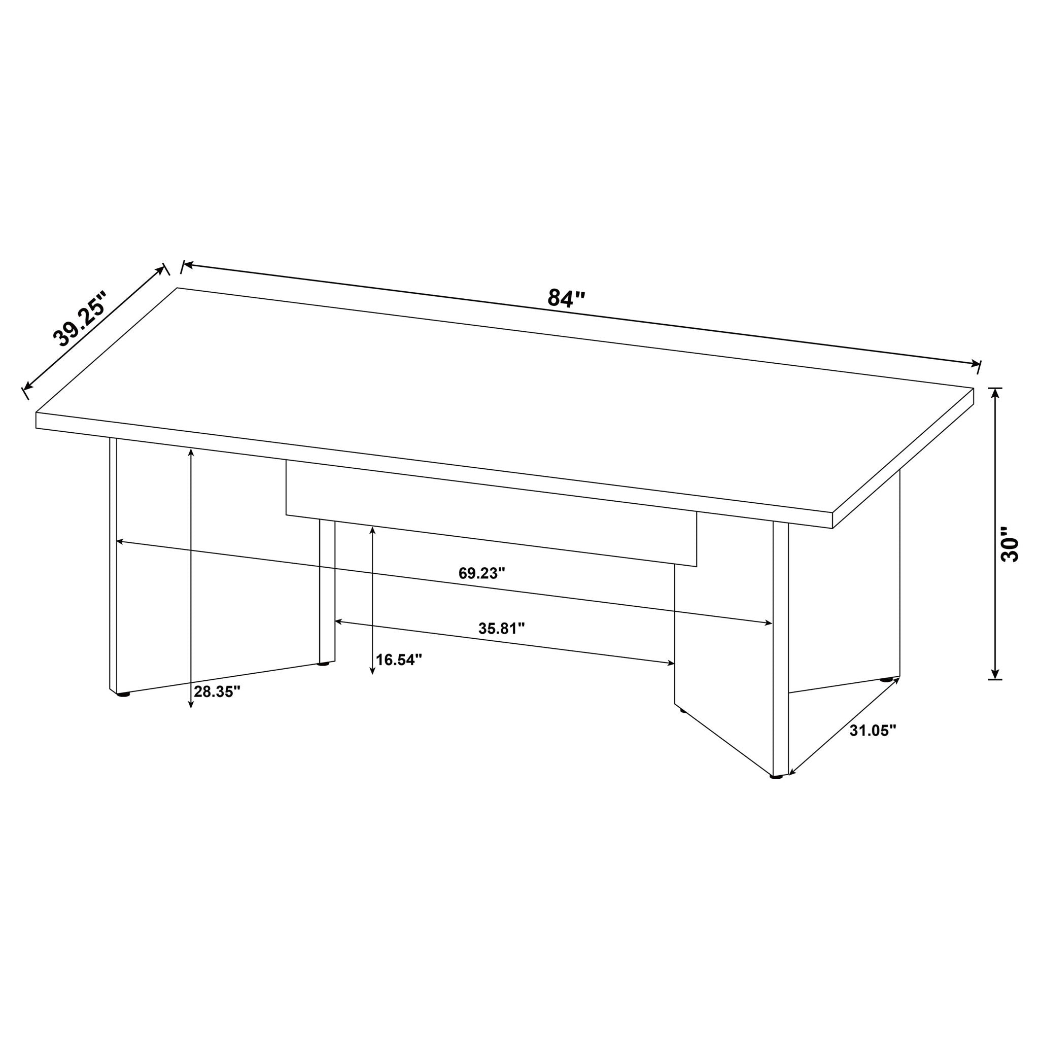 Larrabee - Rectangular Dining Table - Mango Color