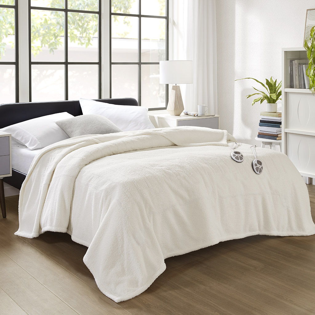 Dream Soft Heated - King Blanket - Ivory