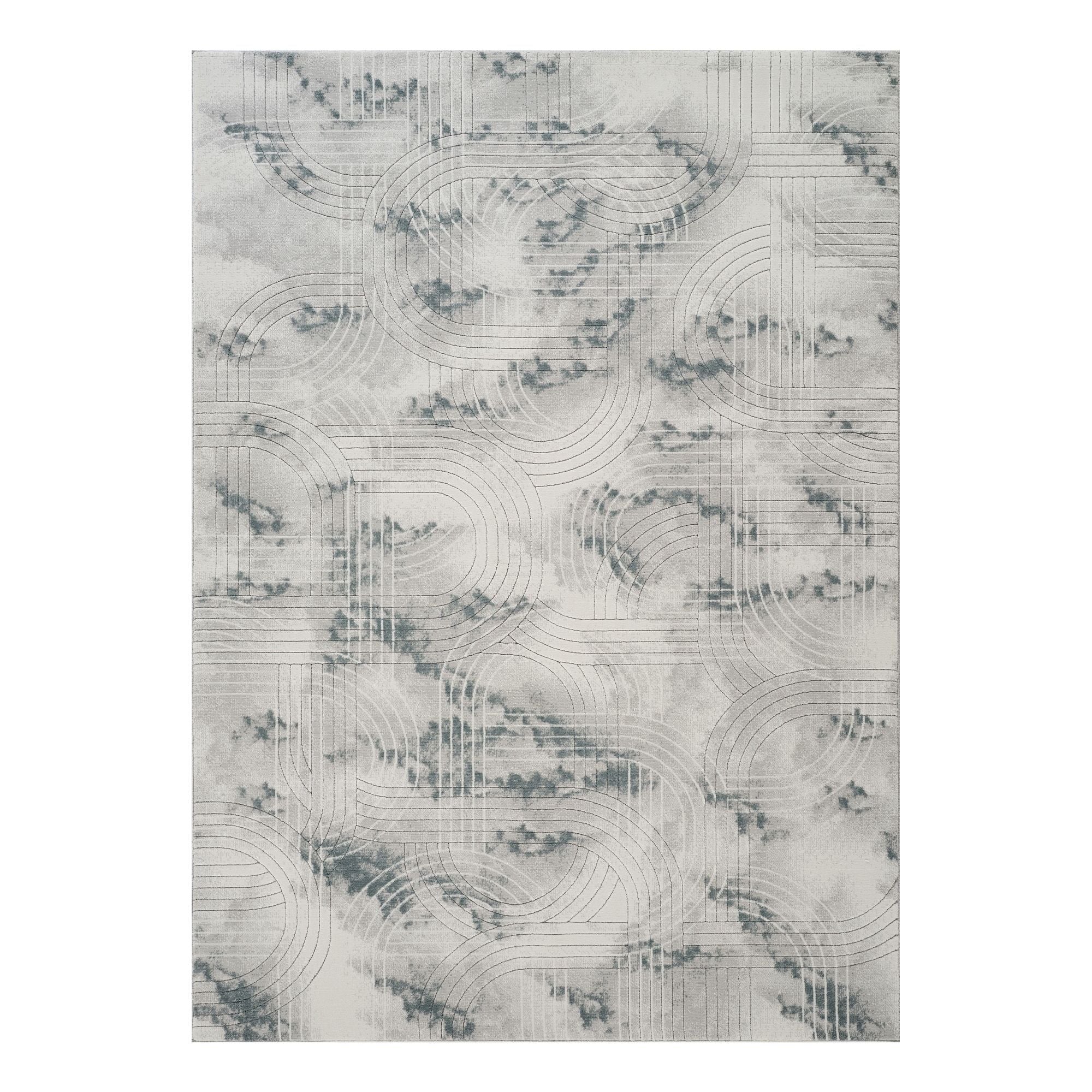 Geometrix - Area Rug With Geometric 3D Effect