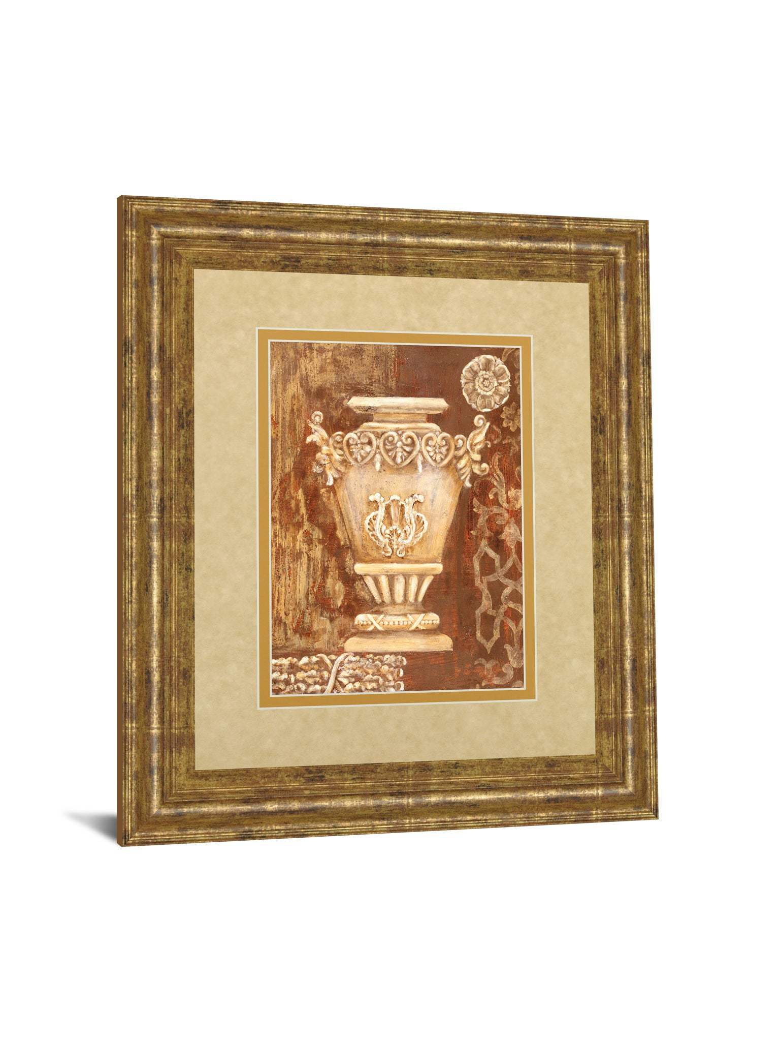 Precious Antiquity Il By Studio Nuvo - Framed Print Wall Art - Light Brown