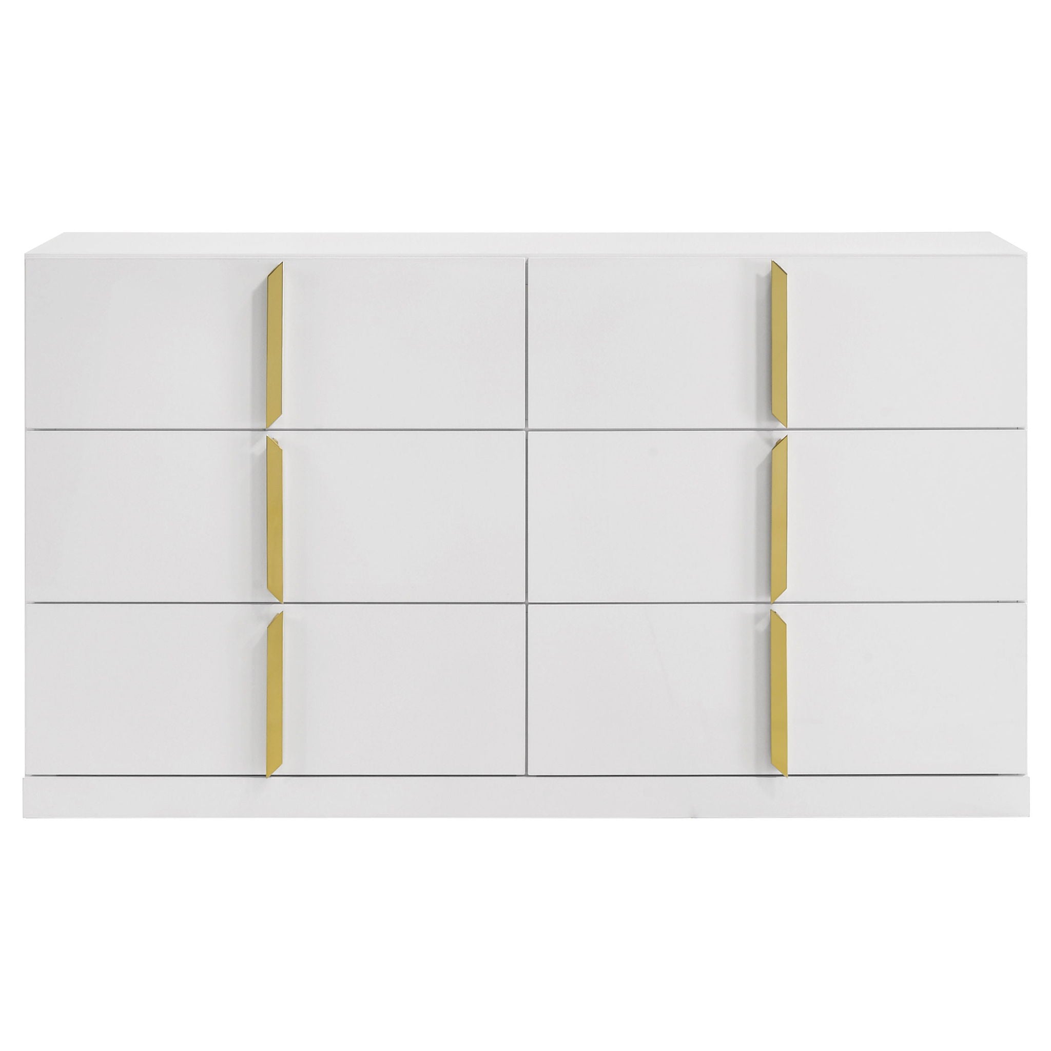 Lauryn - 6 Drawer Dresser Cabinet - Gloss White