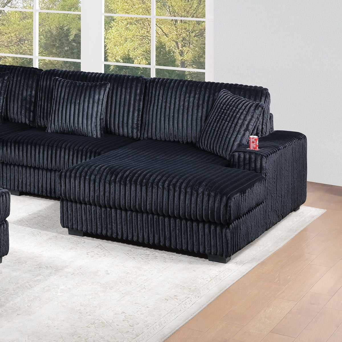 RAF Chaise With Cup Holder Modular Living Room Furniture