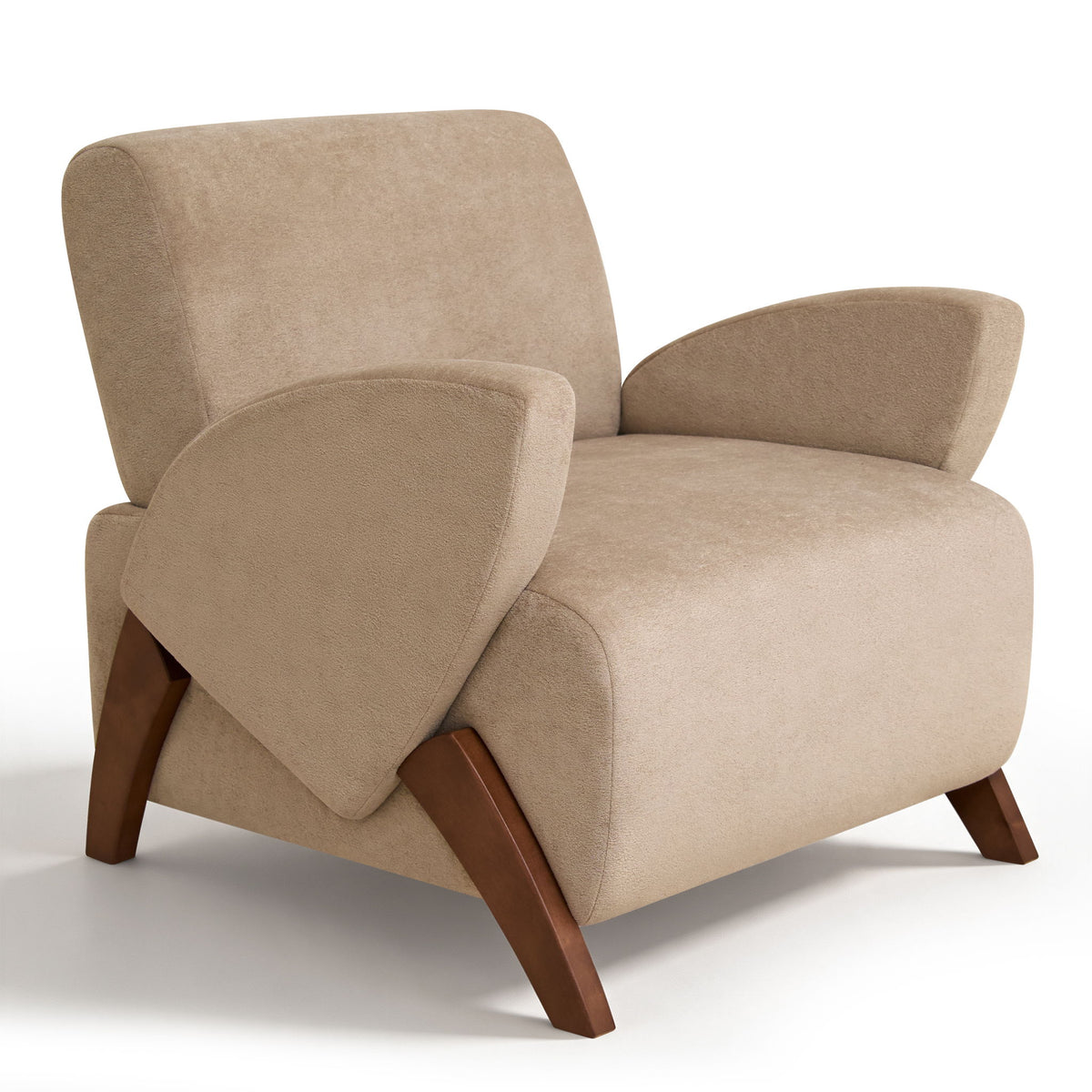 Lounge Accent Chair For Living Room - Beige Coffee