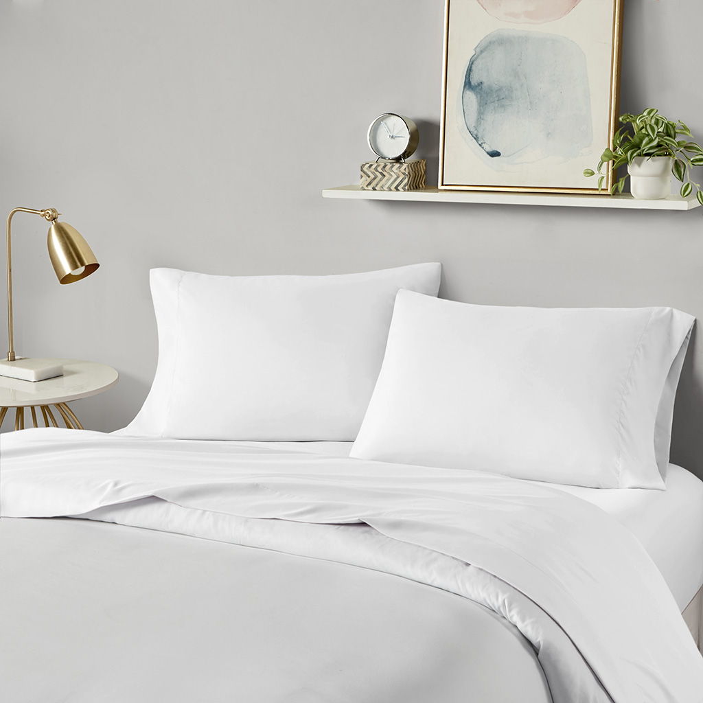 Microfiber - All Season Wrinkle Free Sheet Set - White