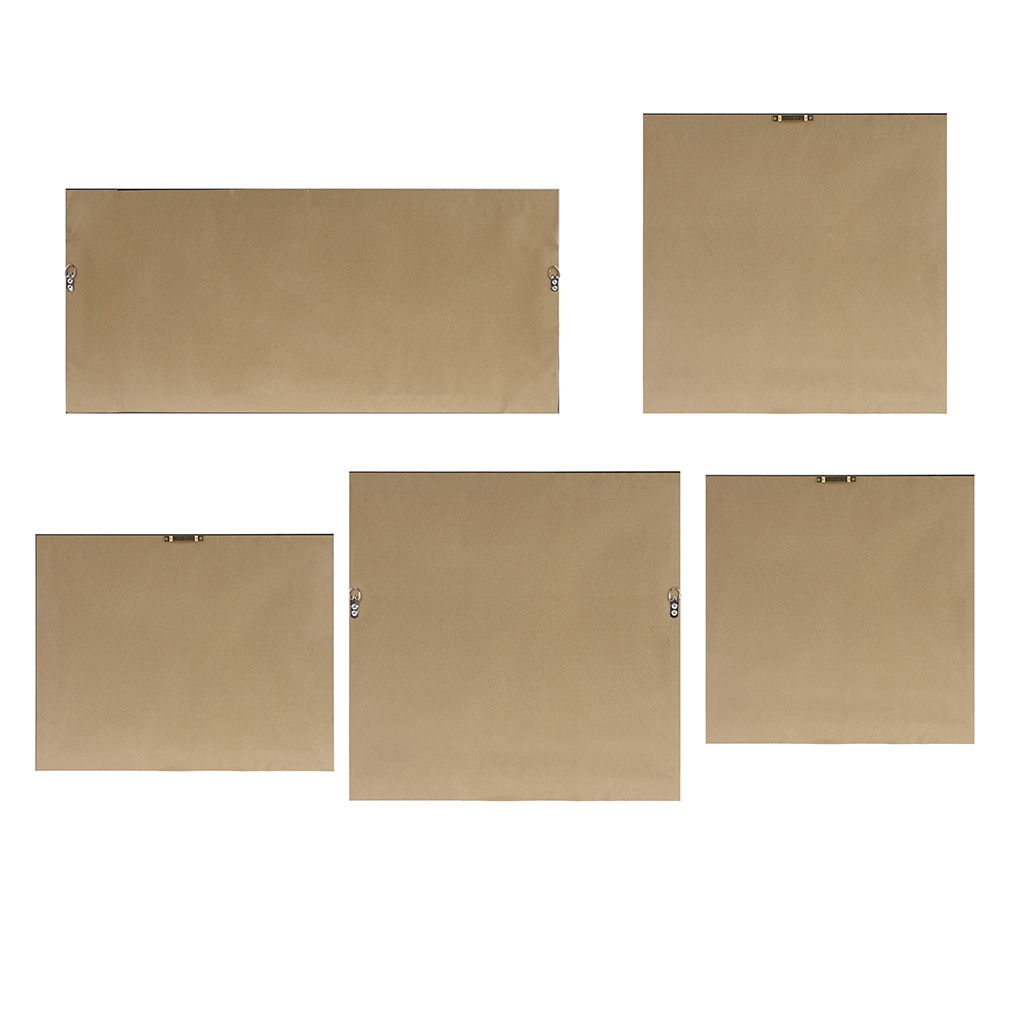 Vista - Framed Embellished Canvas Gallery (Set of 5) - Multi