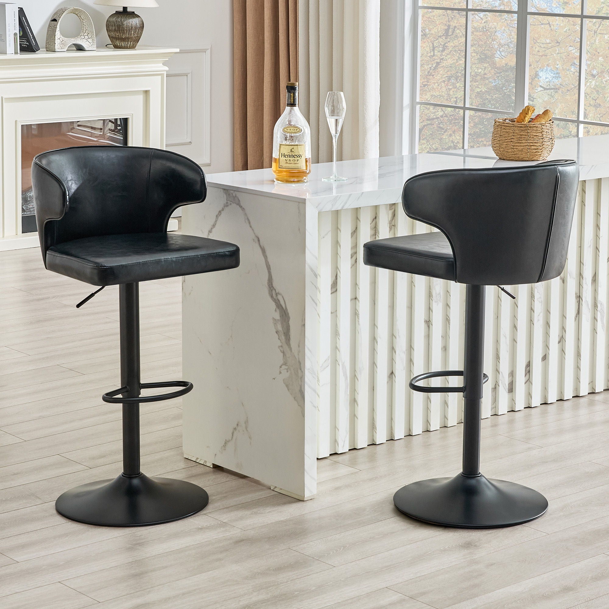Adjustable Swivel Bar Chair