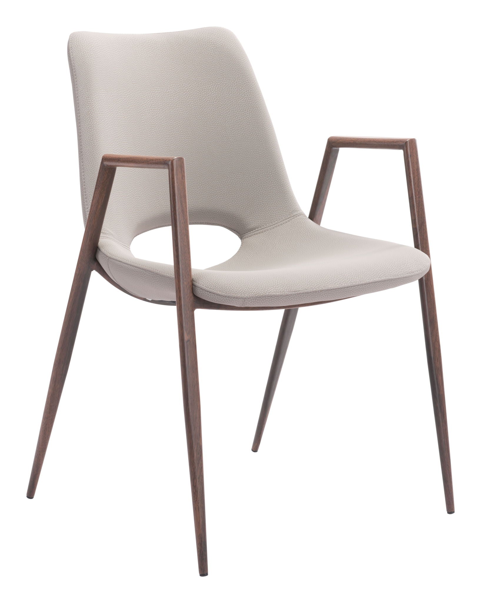 Desi - Dining Chair Walnut Legs (Set of 2)