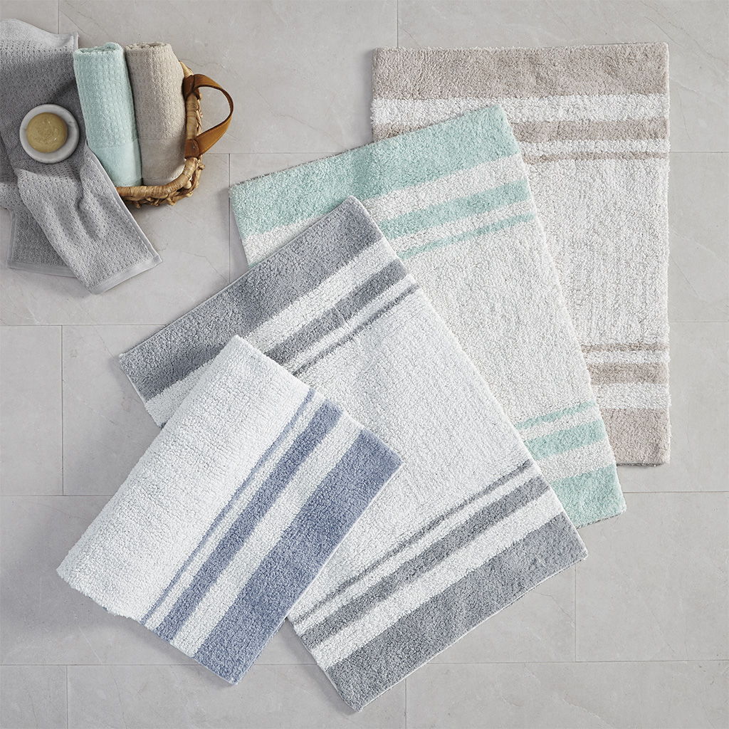 Spa - 27" x 45"Reversible Bath Rug - Taupe