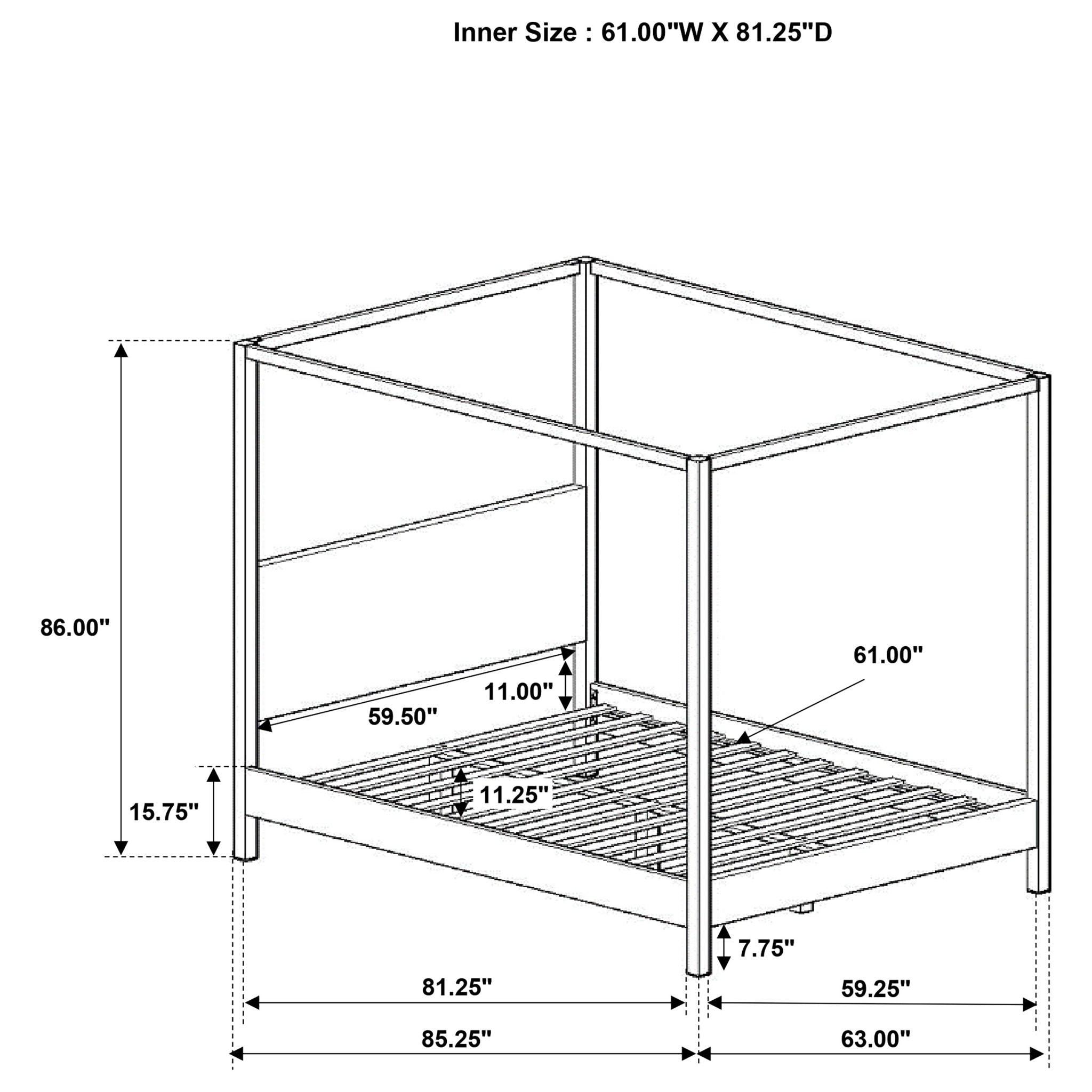 Mellie - Canopy Bed
