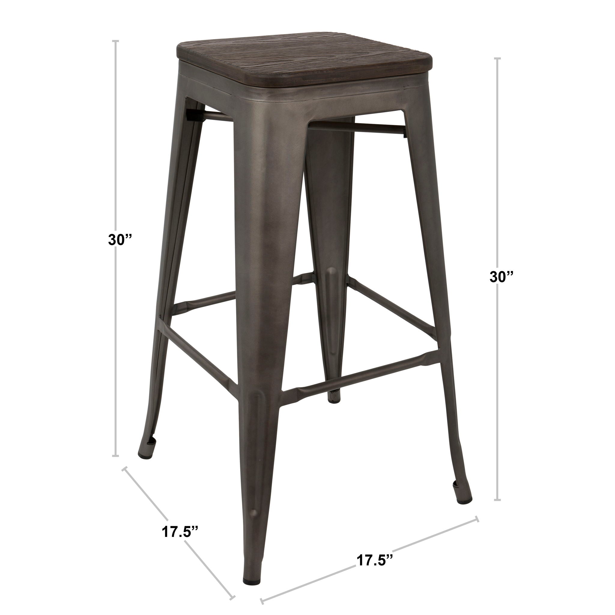 Oregon - Contemporary Barstool (Set of 2)