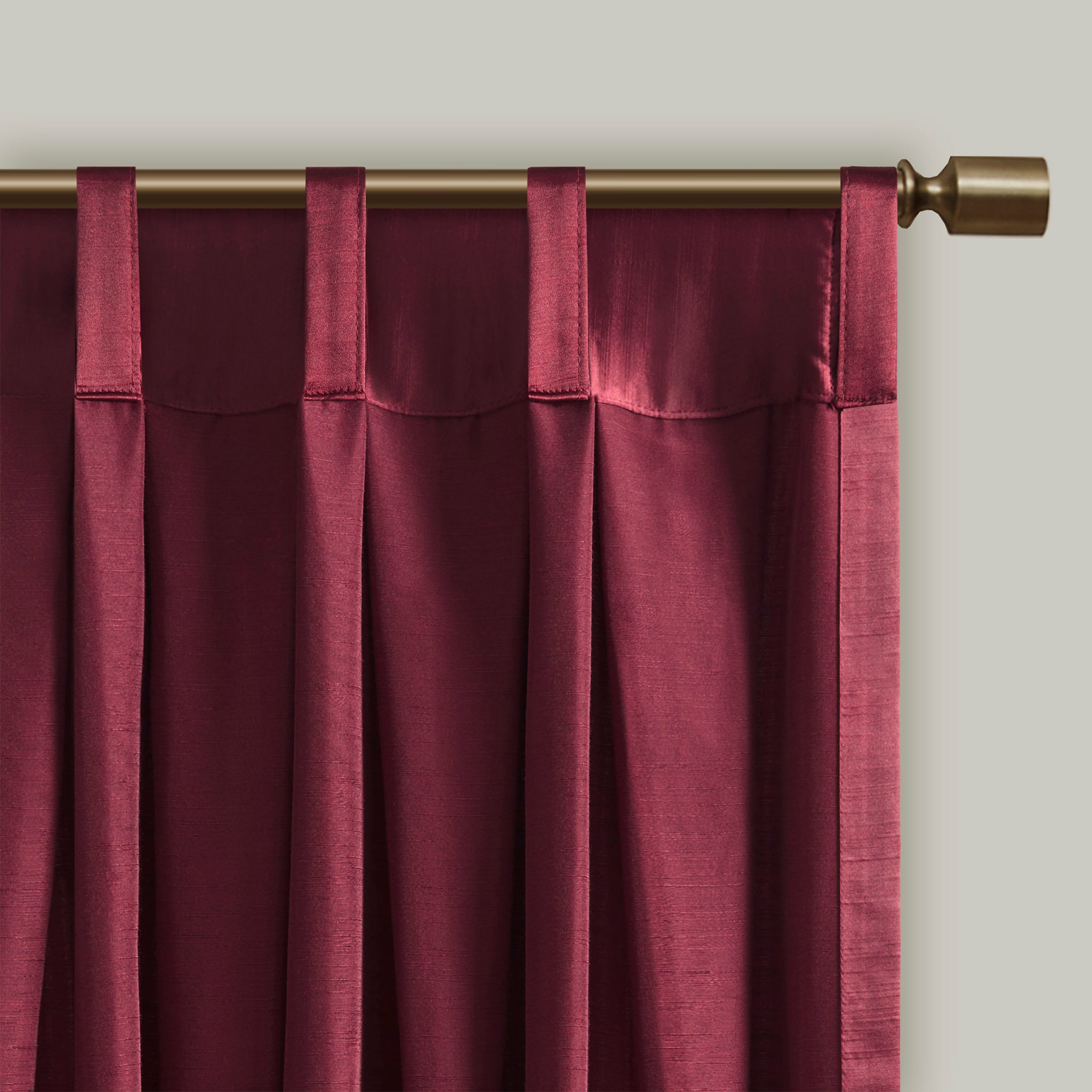 Pleat Curtain Panel with Tieback (Single)