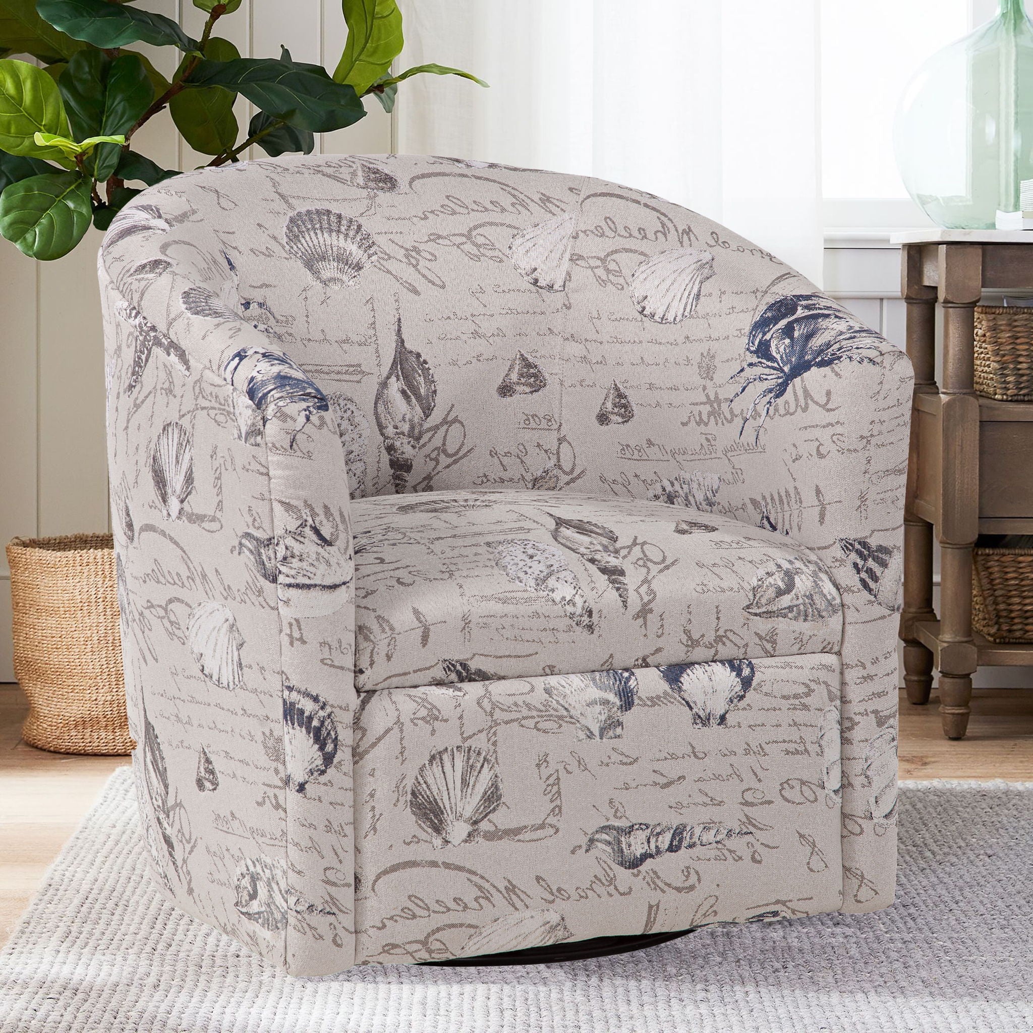 Boardwalk - Swivel Accent Chair - Gray