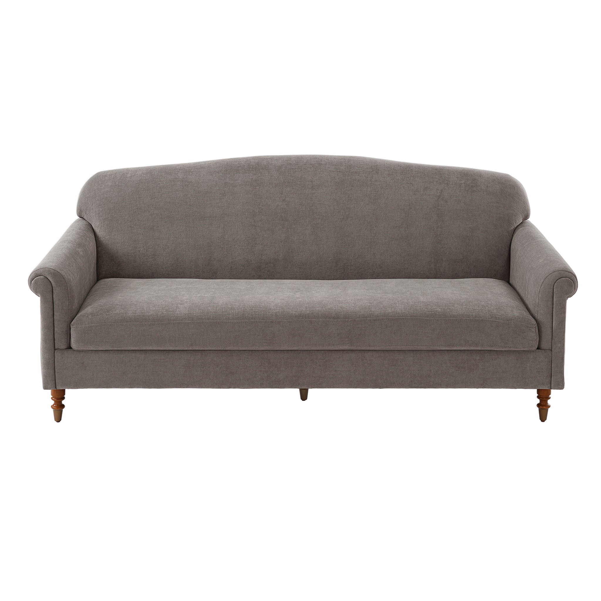Loveseat Sofa, 2 Seater Couch With Rolled Arms