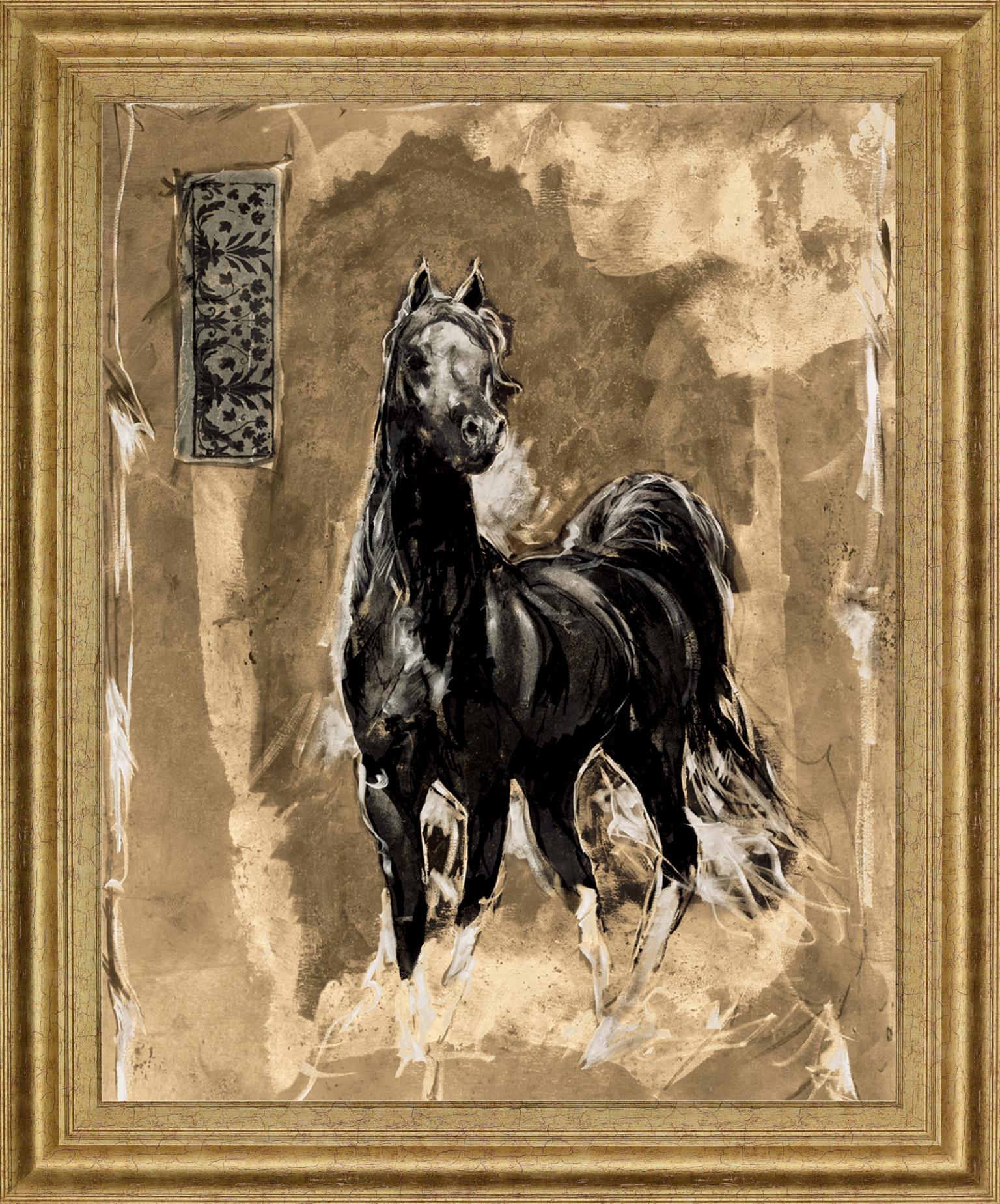 Ebony Grace - 28" x 34" Framed Wall Art - Light Brown
