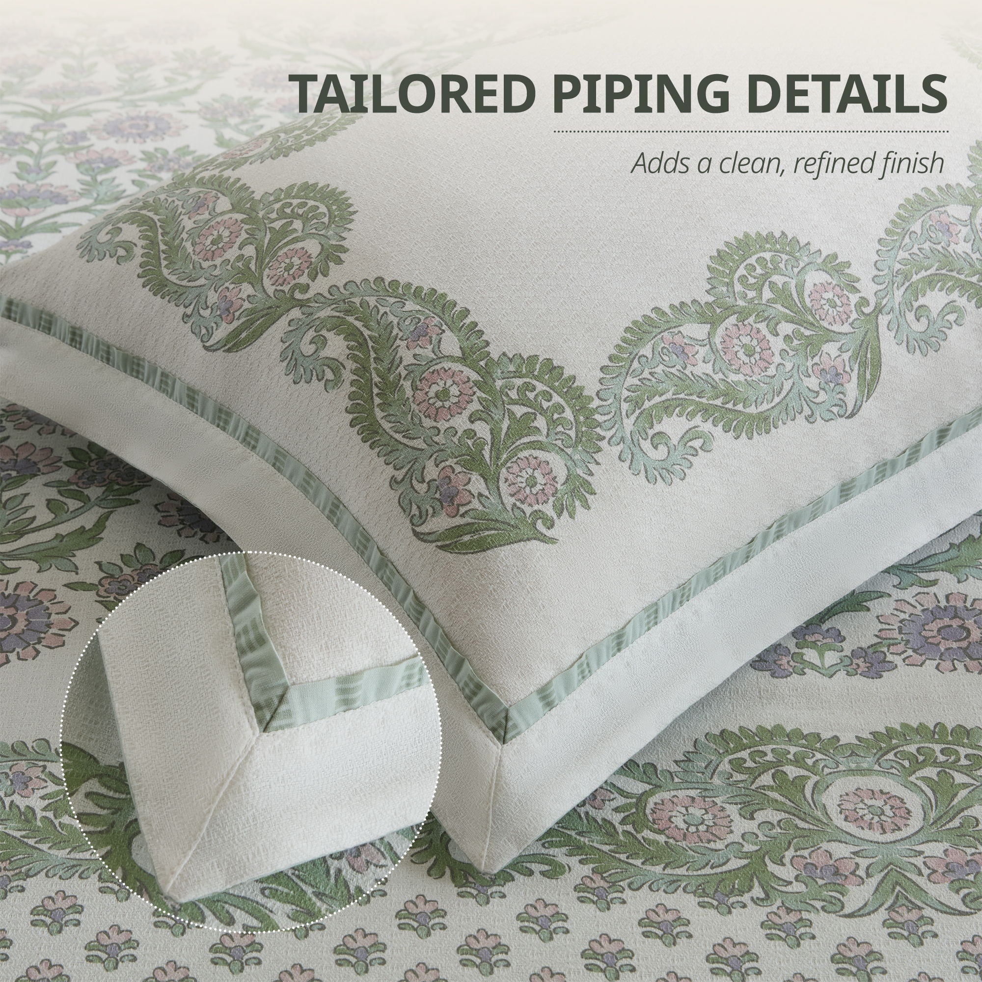Tilly - Full/Queen Comforter Set - Green