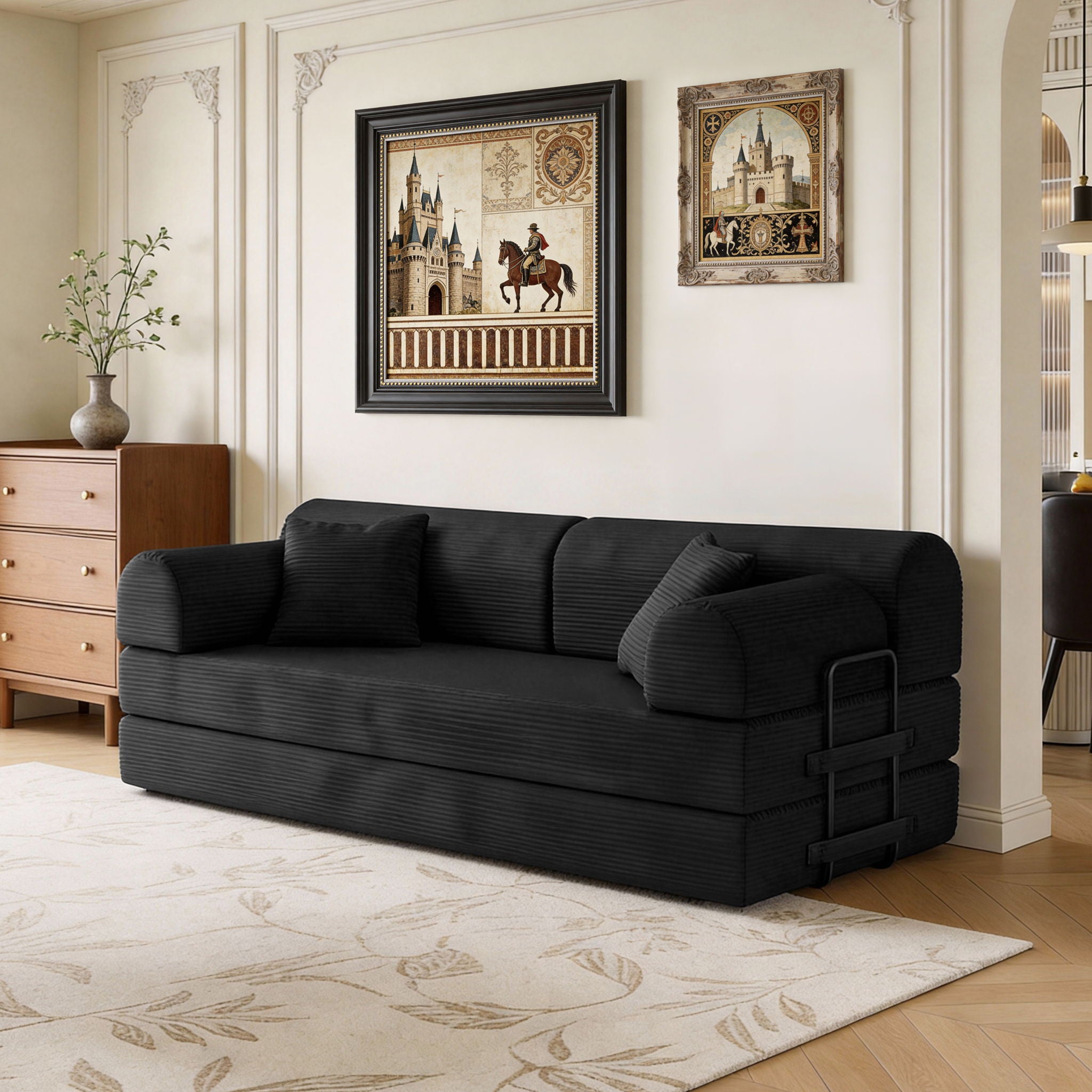Convertible Sleeper Sofa Bed For Living Room
