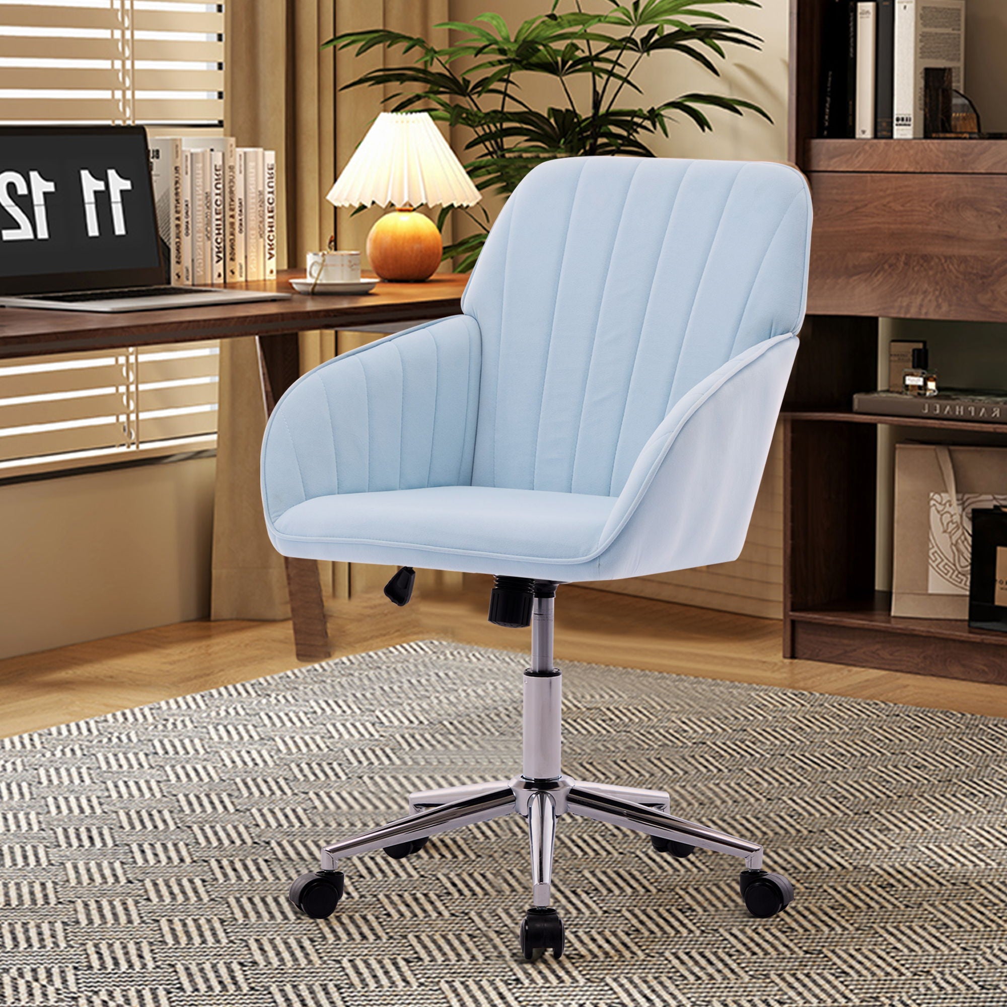 Adjustable Ergonomic Office Chair, Swivel Backrest Seat