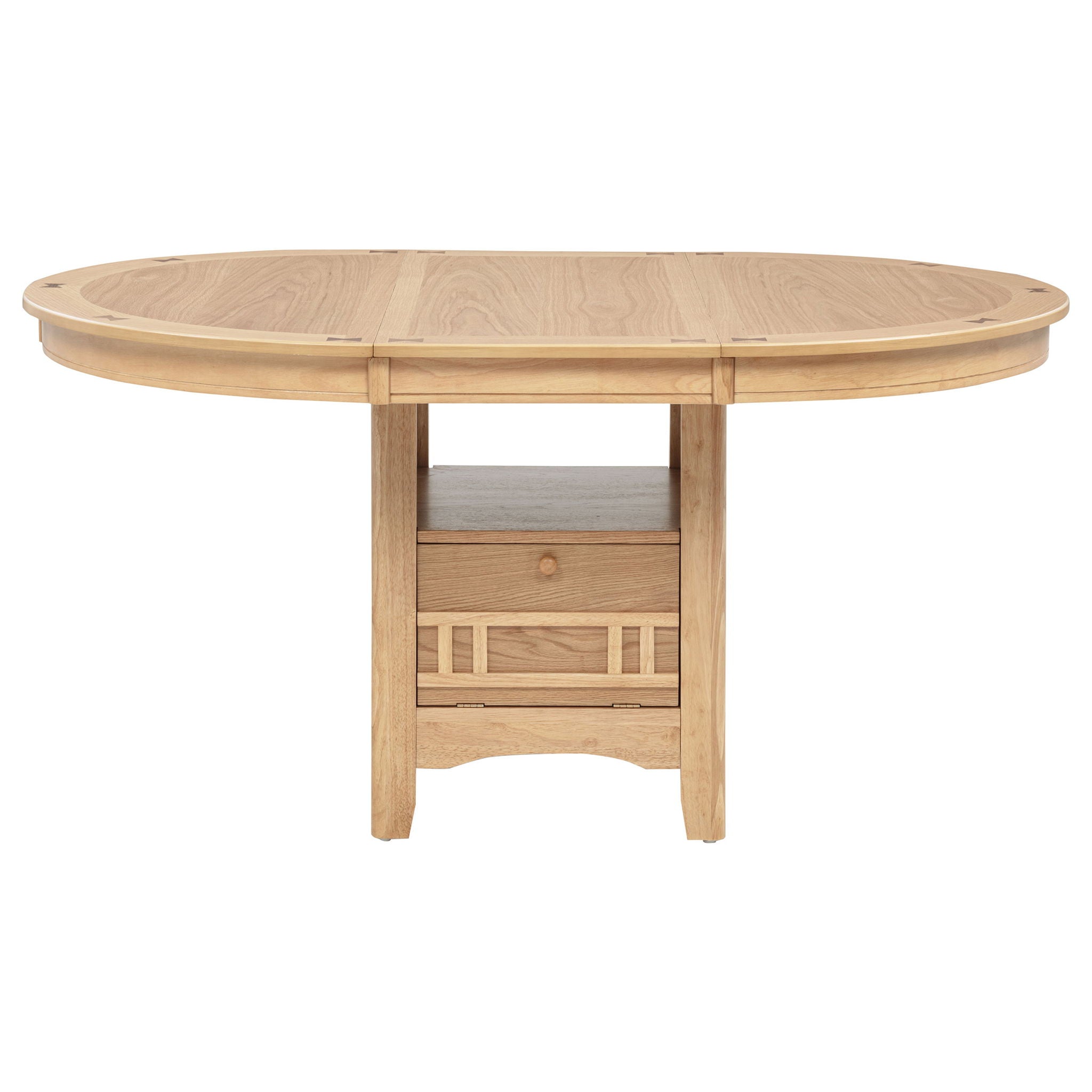 Davis - Extension Leaf Dining Table - Light Oak