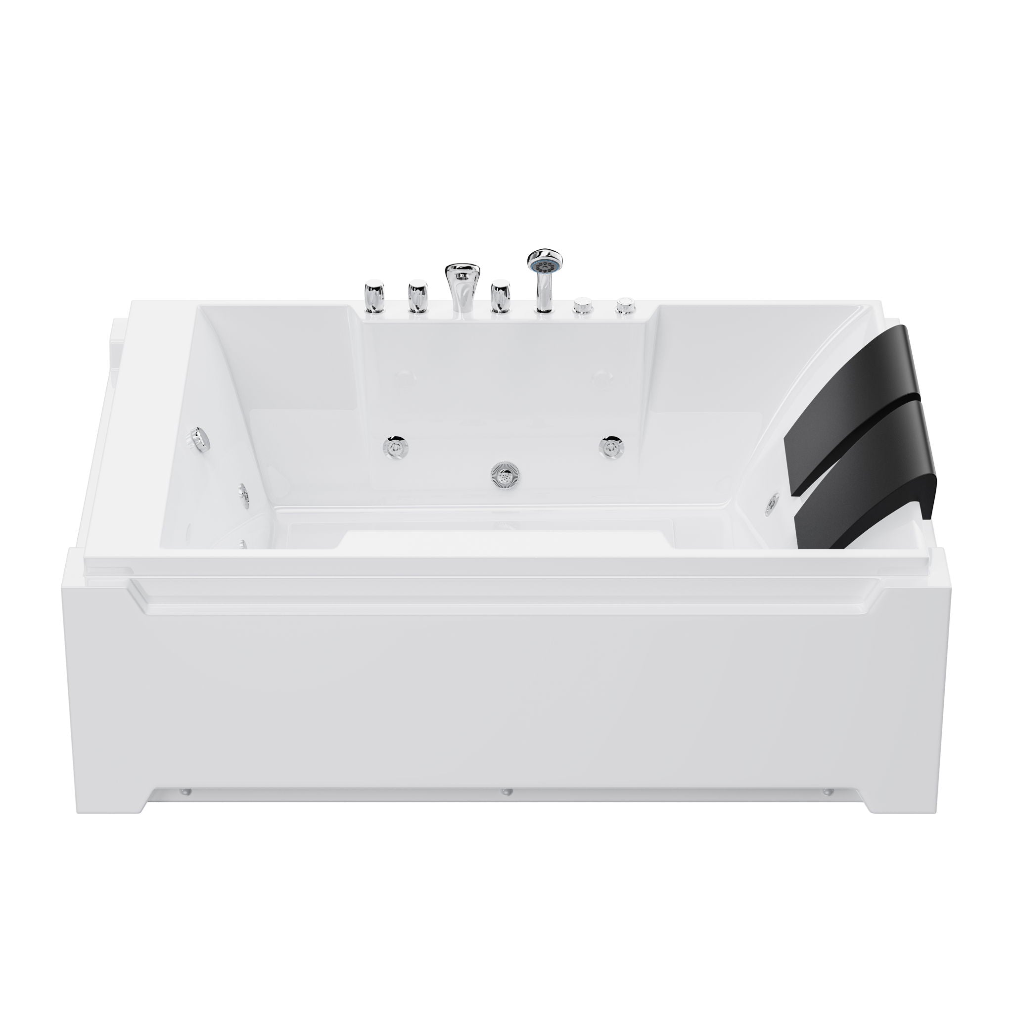 Xavier - Double Massage Bathtub - Milk White