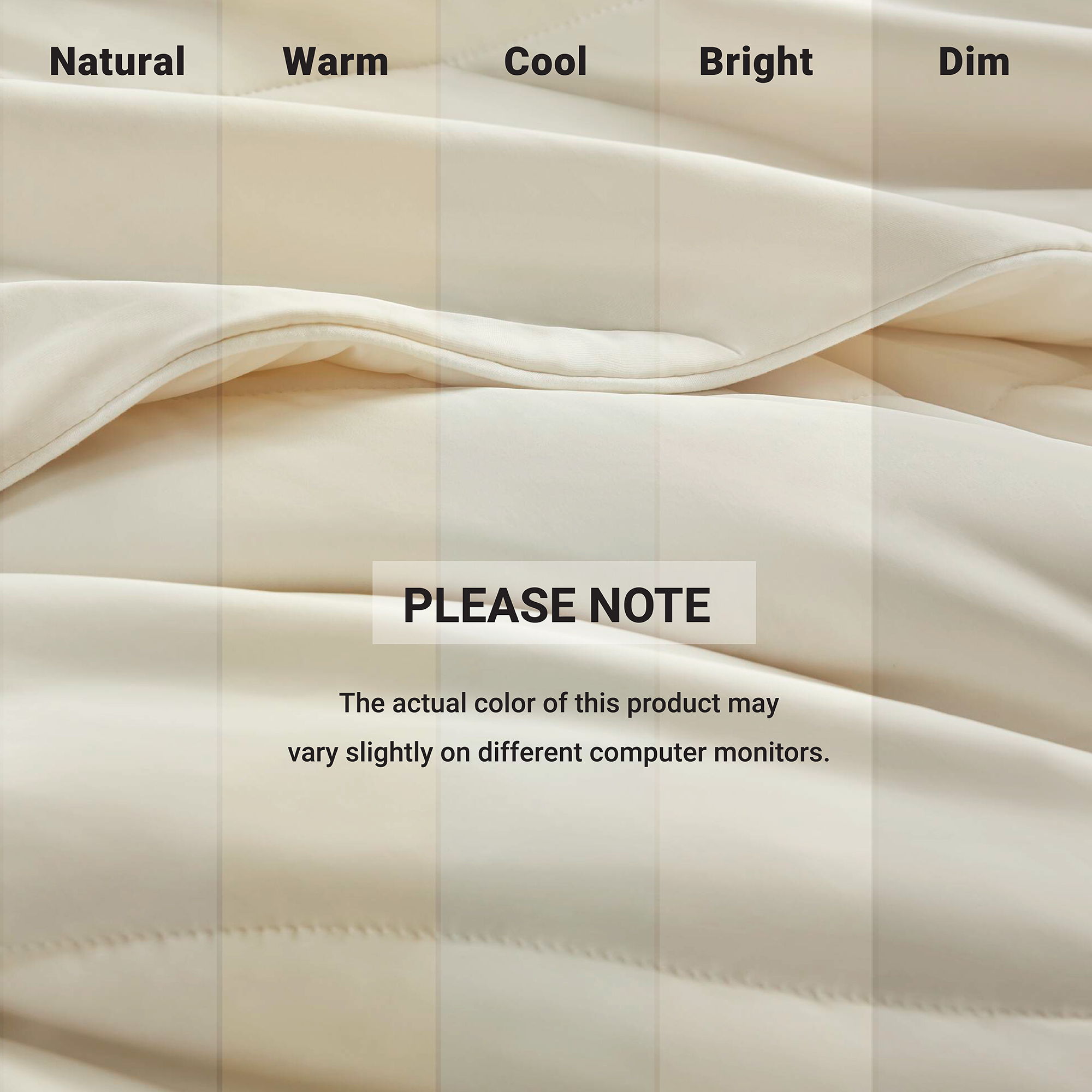 King/California King Reversible Tencel Comforter Blanket - Ivory