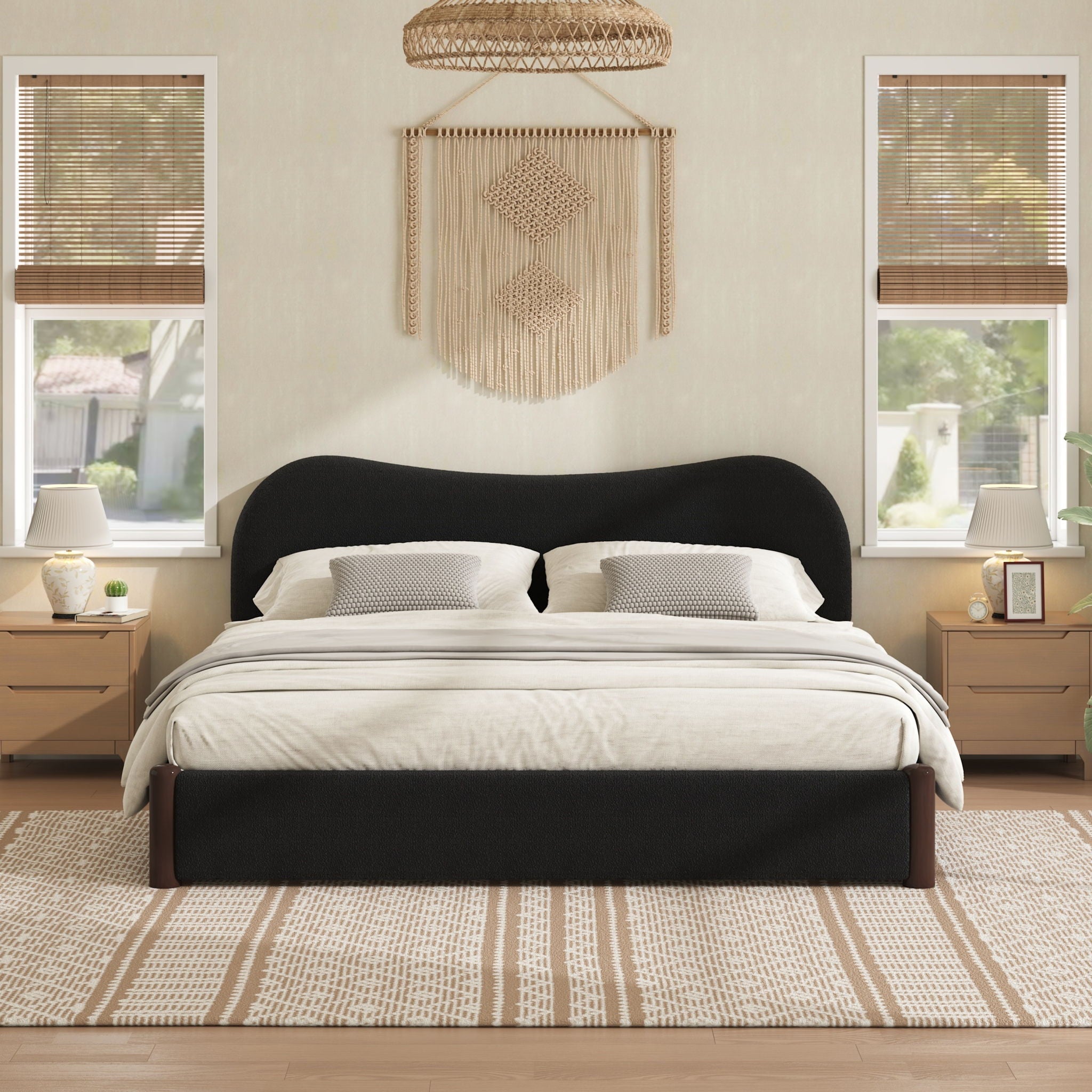 Comfort Upholstered Platform Bed