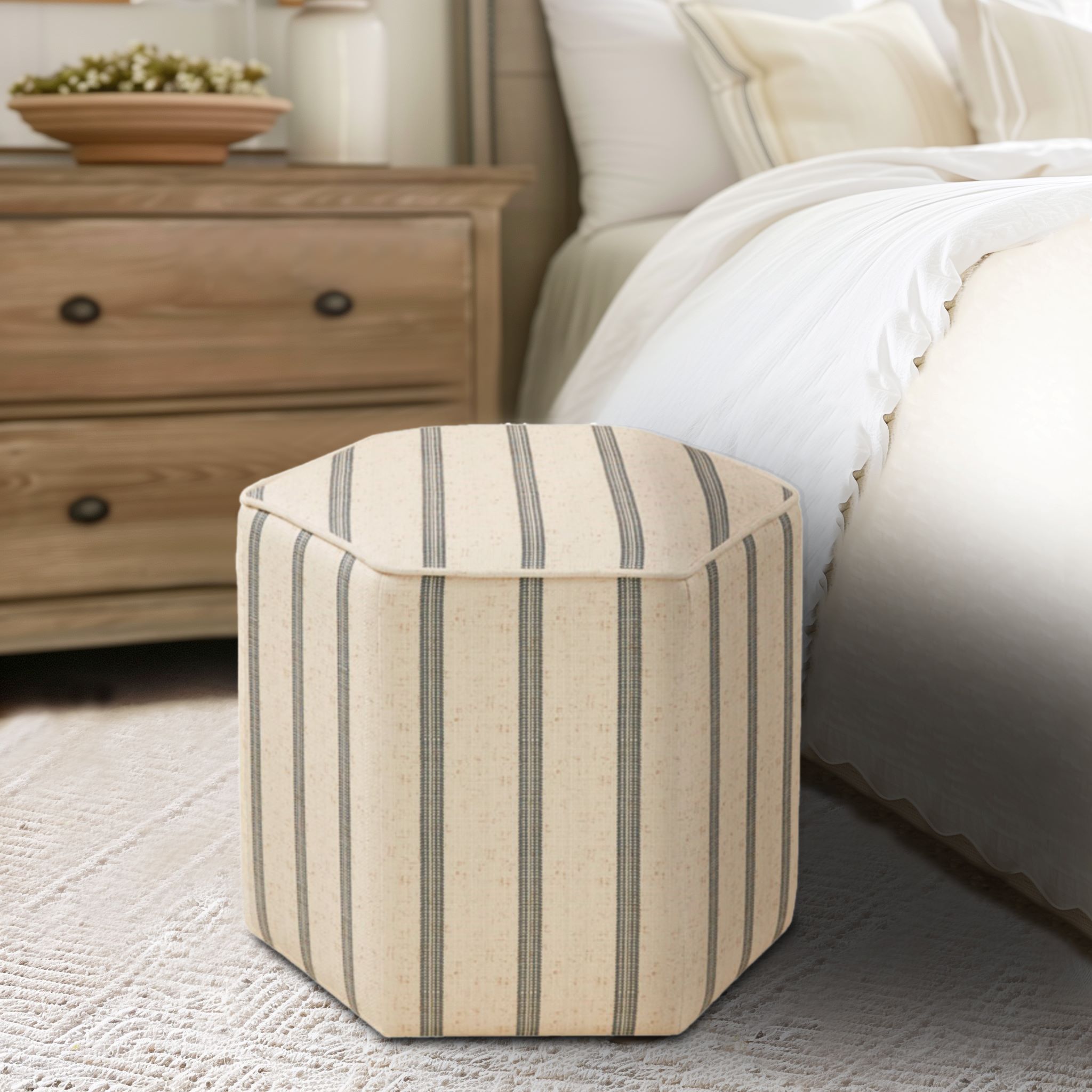 Ellen - Accent Ottoman - Natural