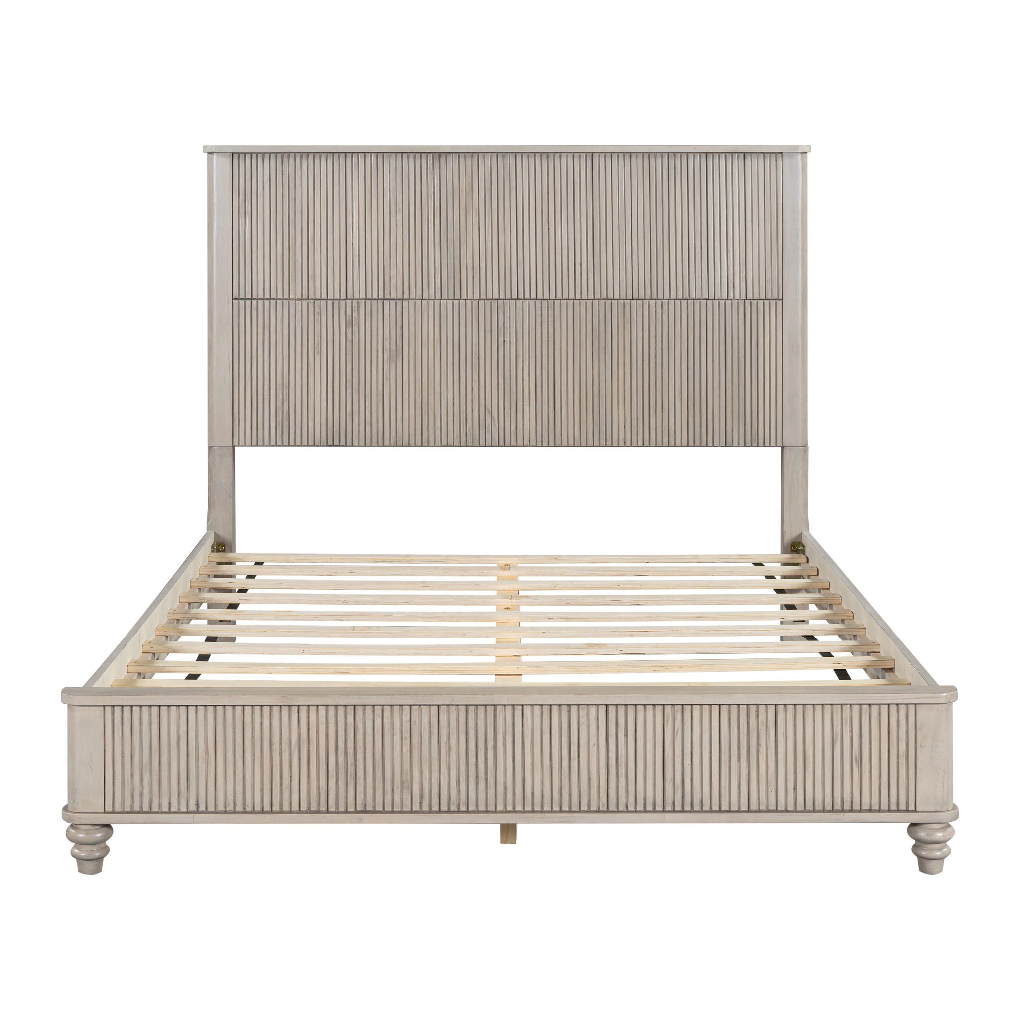 Platform Bed Frame With Tall Headboard