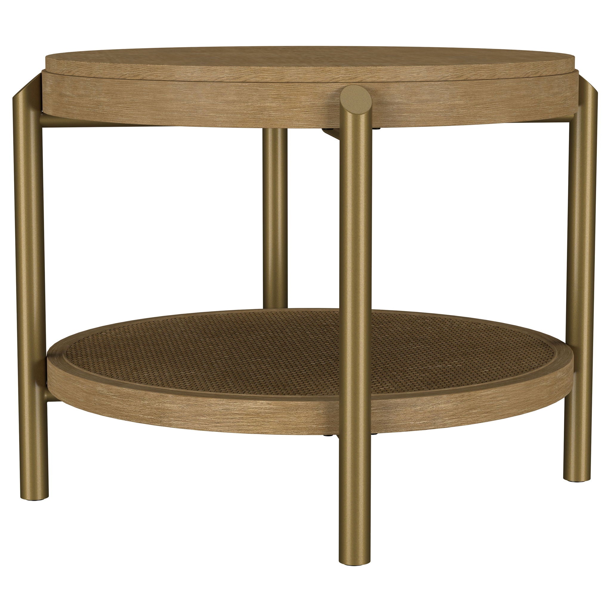 Benson - Round Table With Storage Shelf