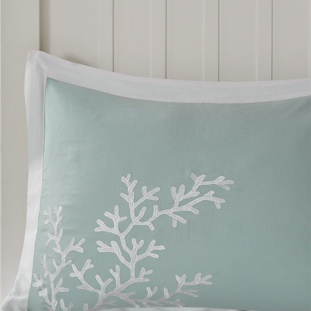 Coastline - Comforter Set - Aqua