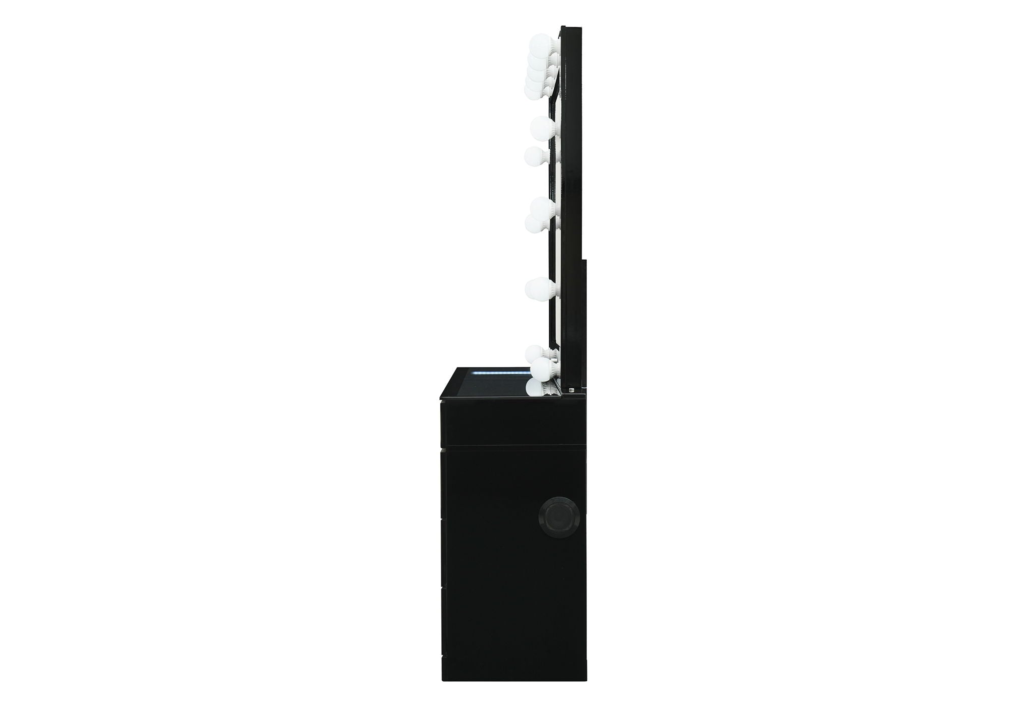 Ella - Mirror With LED - Black