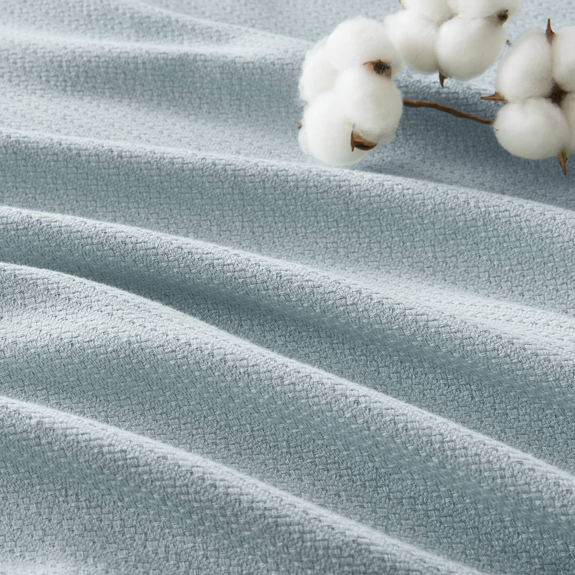 Liquid Cotton - King Blanket - Blue