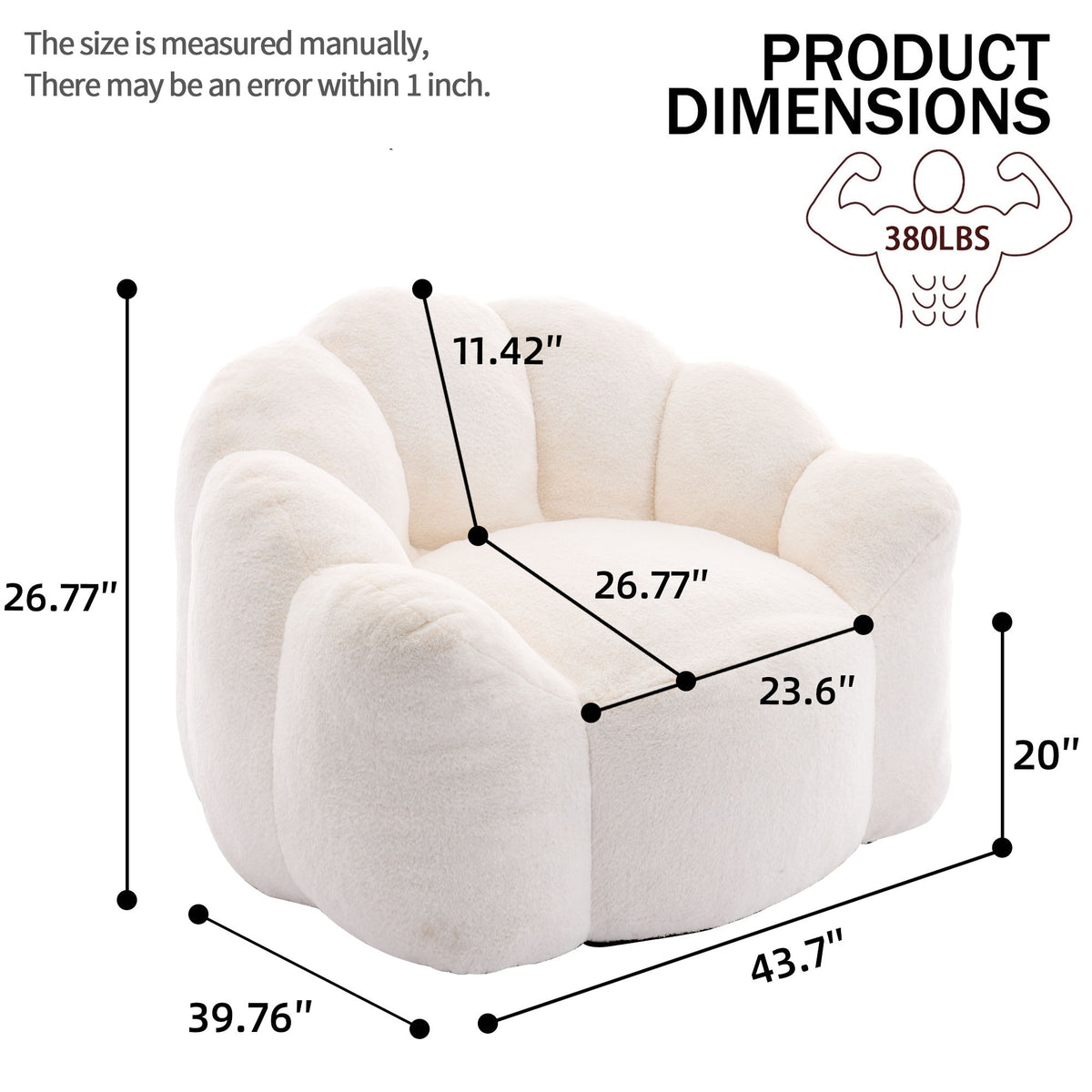 Lotus Style Compression Sofa With Pull Ring