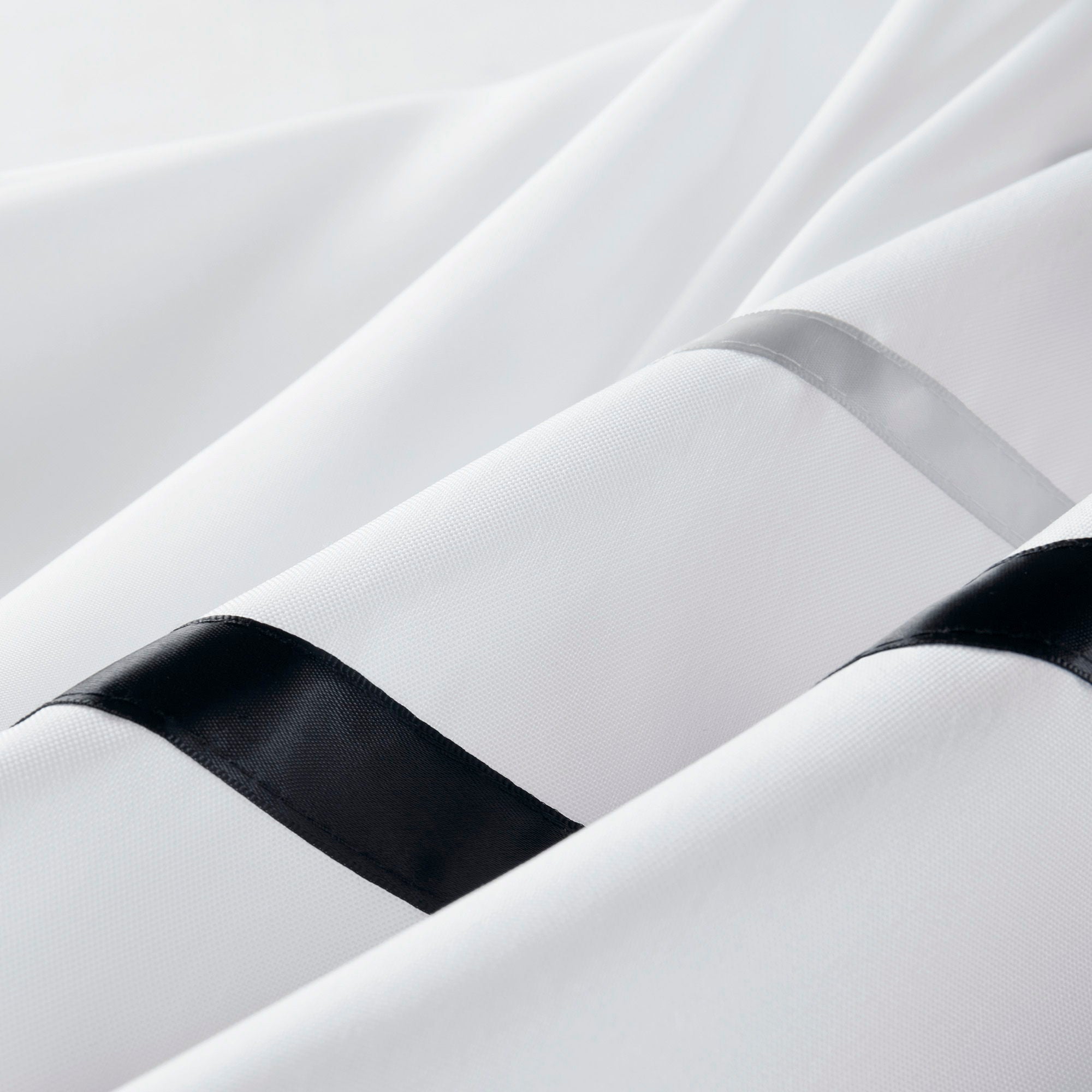 Plain Weave - Premium Shower Curtain - White